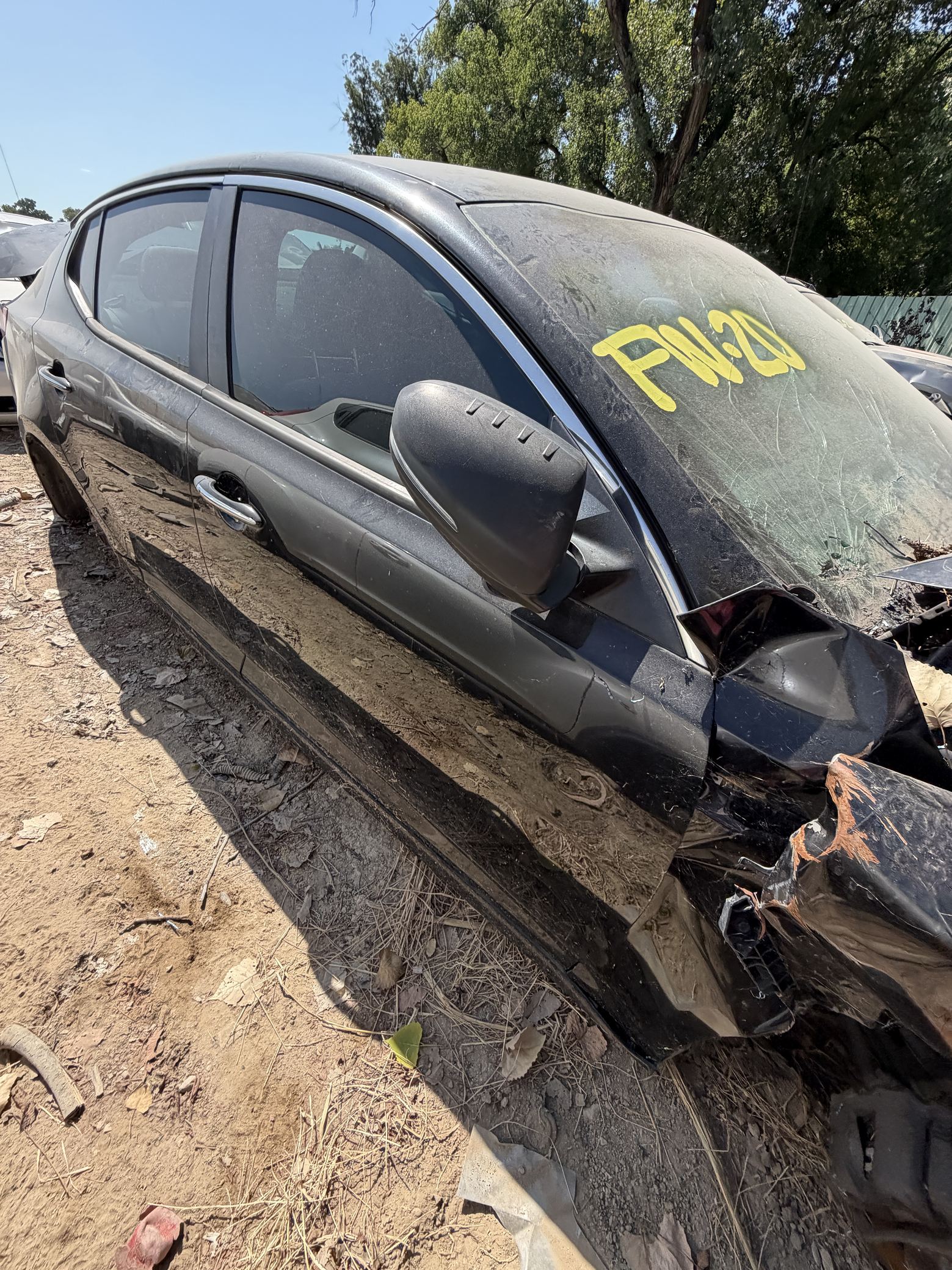 Door Window Glass Rear Passenger Side 2011 - 2015 Kia Optima