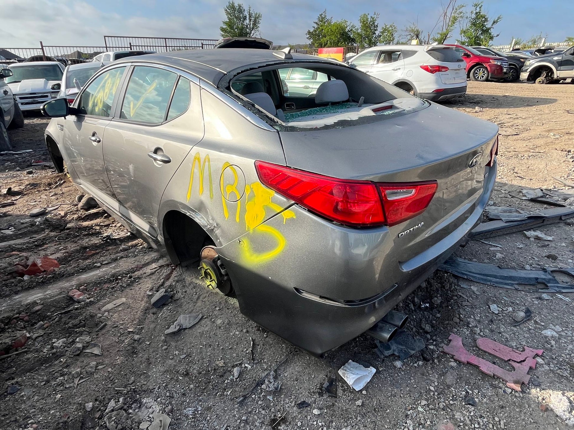 Door Shell Rear Driver Side 2011 - 2015 Kia Optima