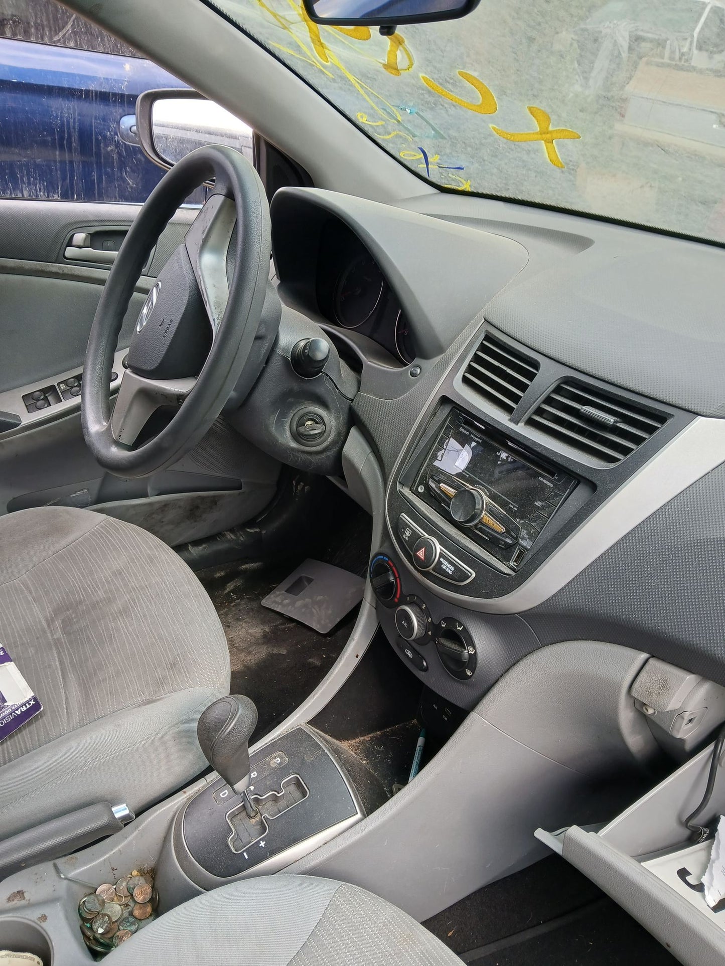 Quarter Window Glass Driver Side 2012 - 2017 Hyundai Accent
