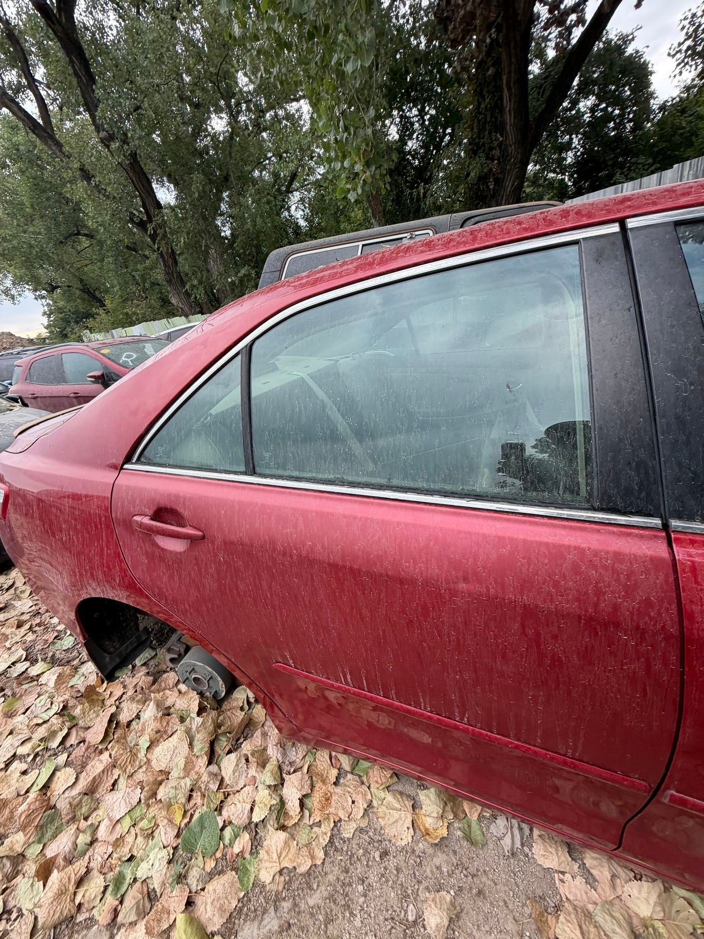 Vent Window Glass Rear Door Driver Side 2007 - 2011 Toyota Camry Hybrid