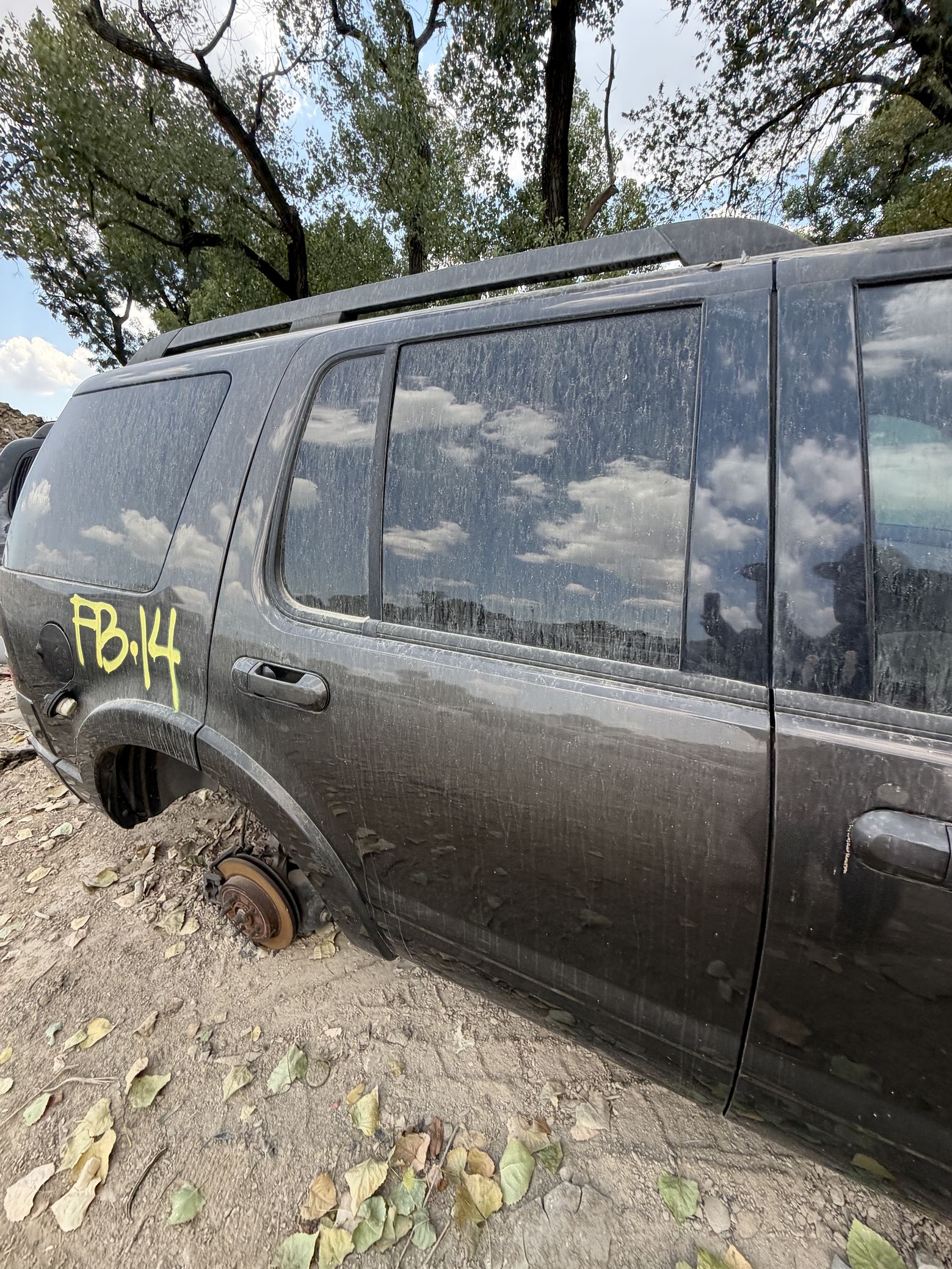 Door Window Glass Front Driver Side 2006 - 2010 Ford Explorer
