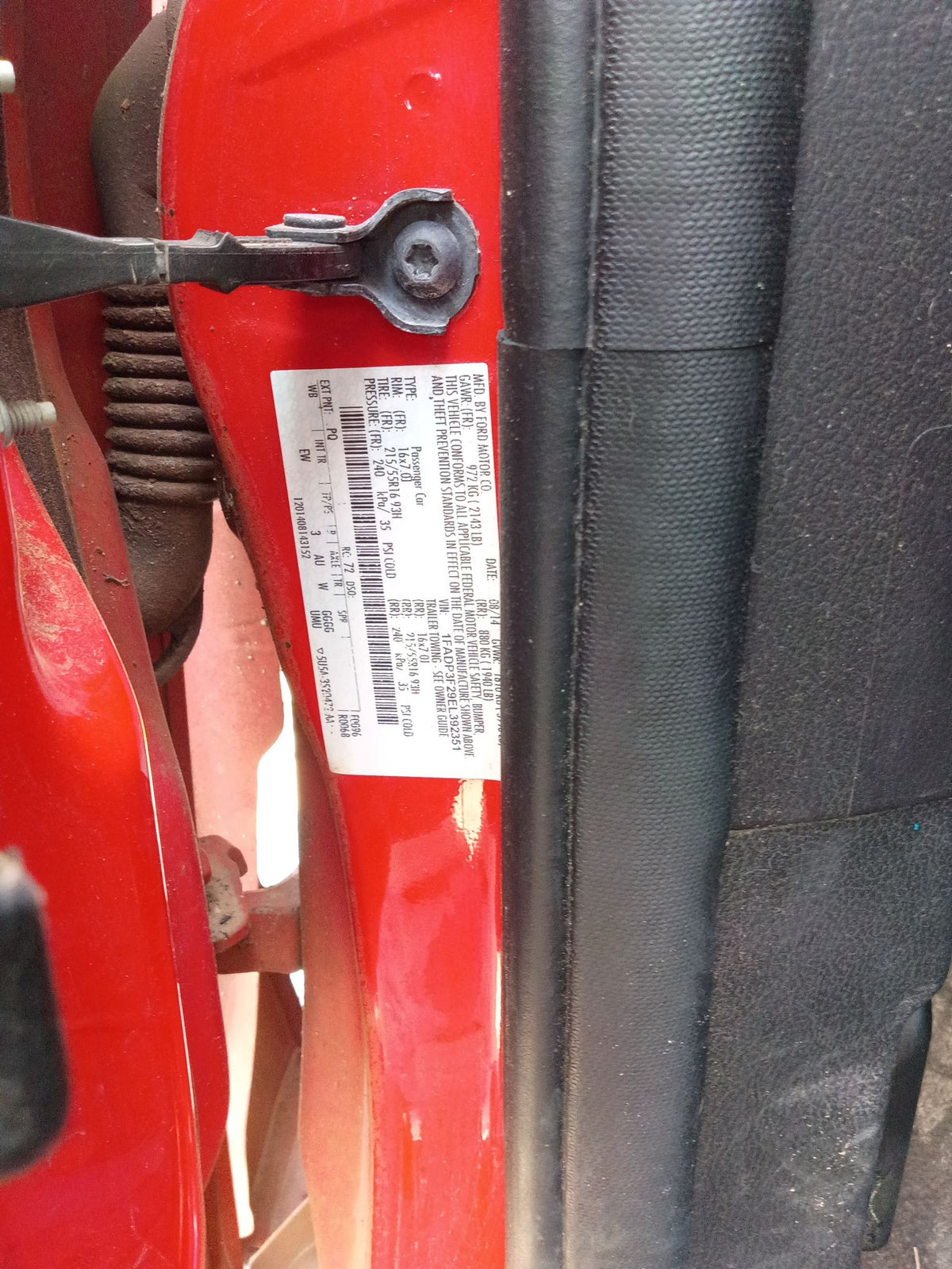 Window Motor Rear Driver Side 2012 - 2018 Ford Focus