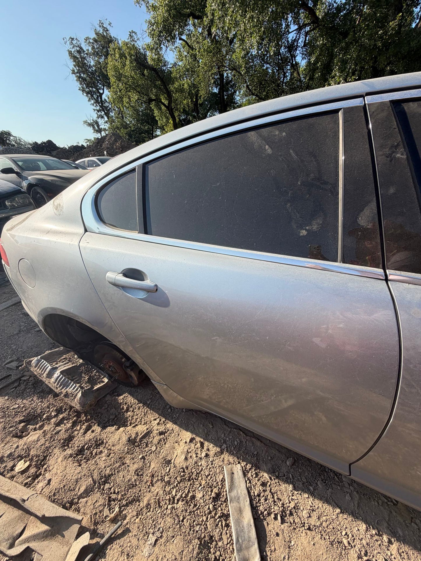 Door Interior Trim Panel Rear Driver Side 2009 - 2015 Jaguar XF