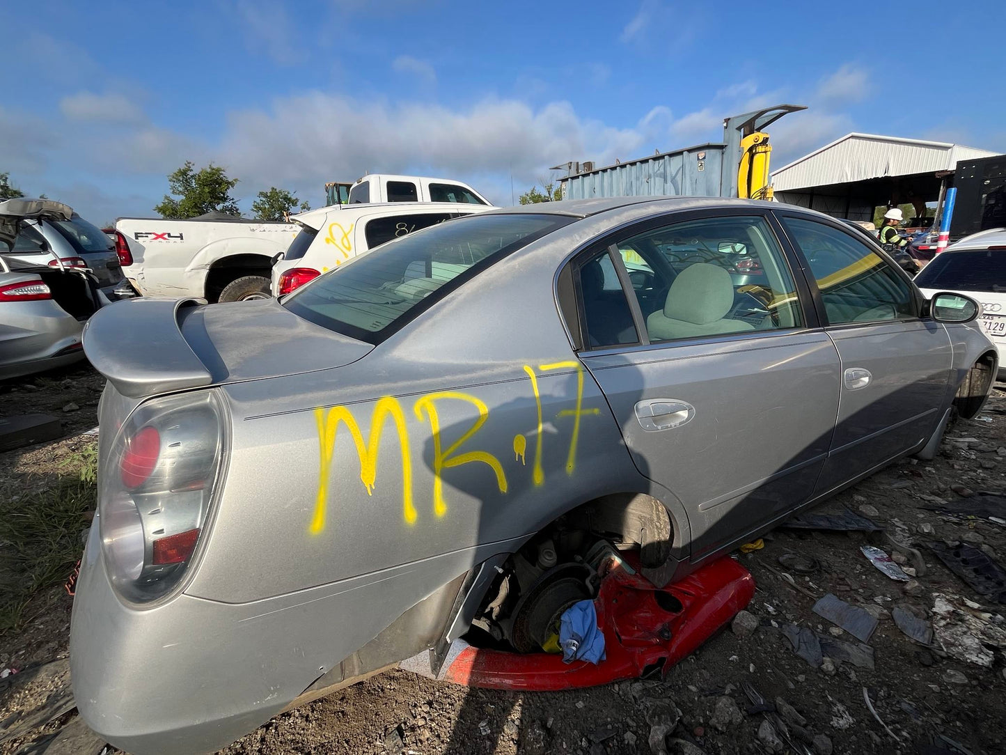 Interior Door Handle Rear Driver Side 2002 - 2006 Nissan Altima