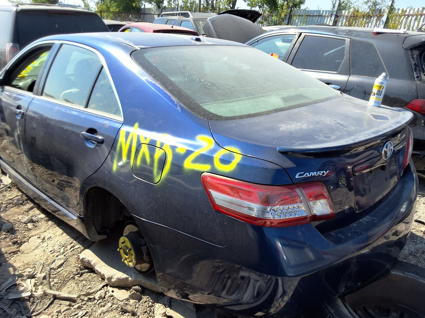 Door Trim Panel Rear Driver Side 2007 - 2011 Toyota Camry