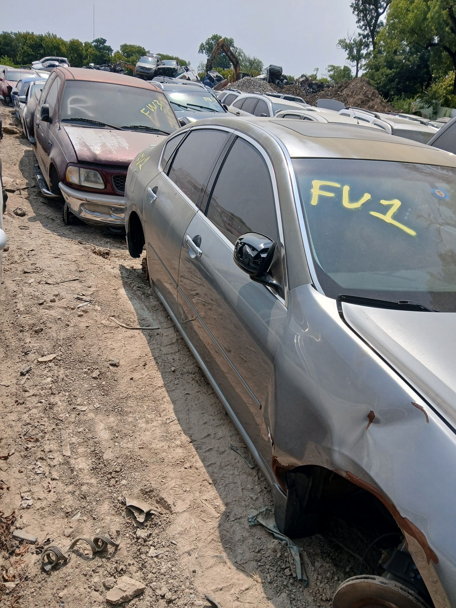 Door Window Glass Front Passenger Side 2006 - 2010 INFINITI M35