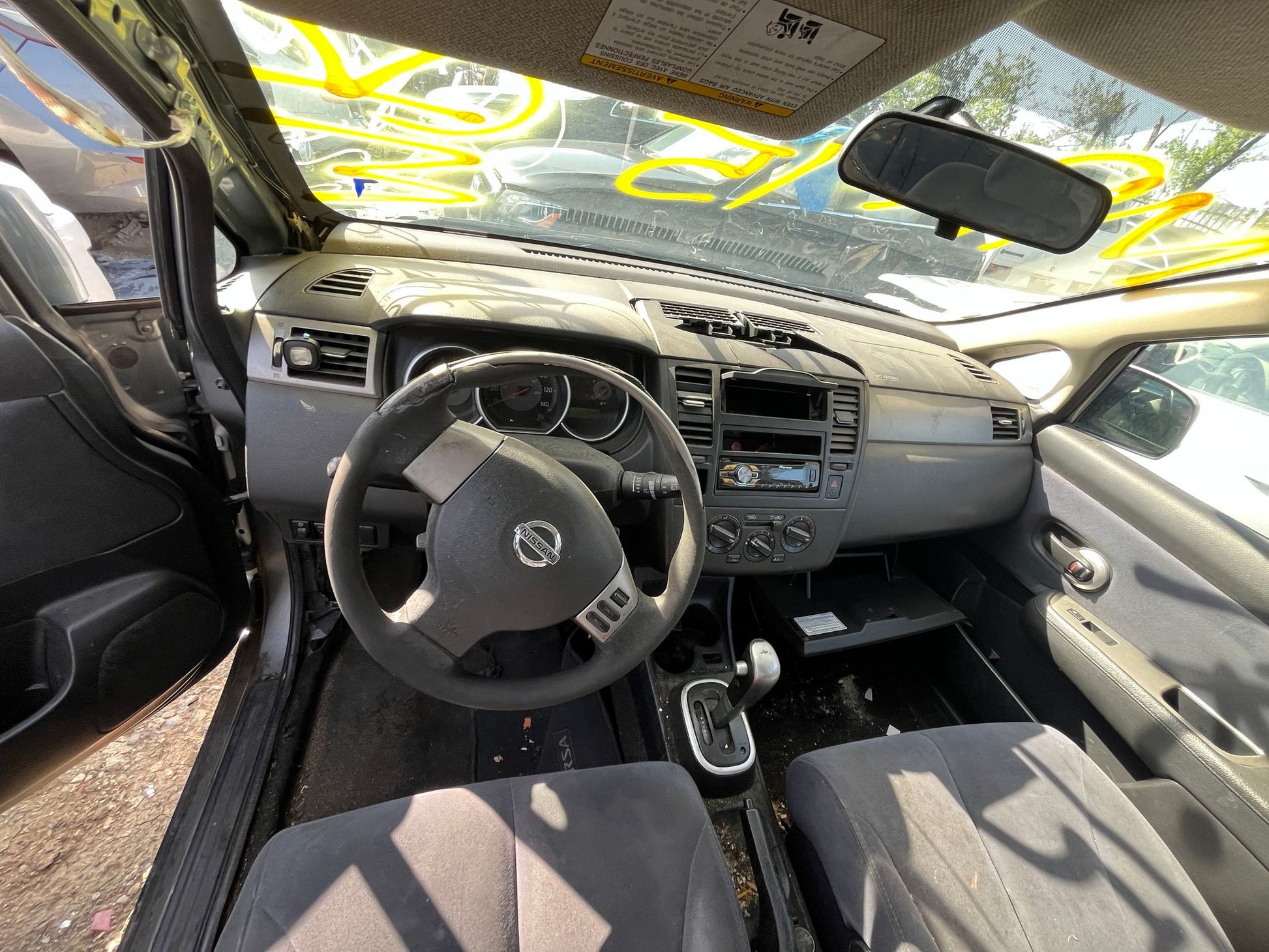 Door Trim Panel Rear Passenger Side 2007 - 2011 Nissan Versa