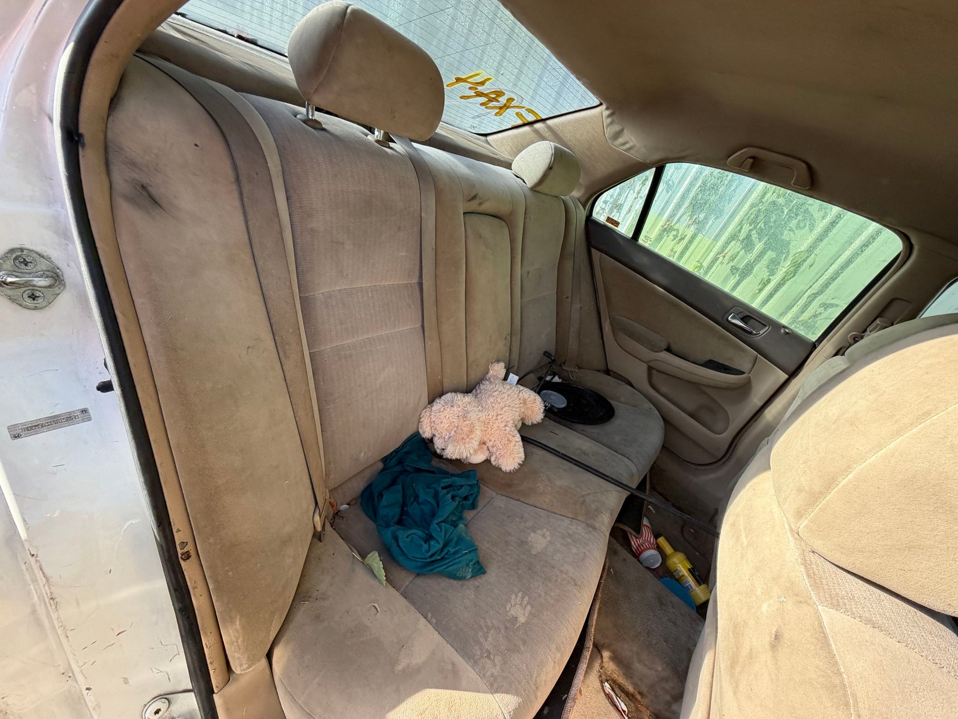 Rear Window Glass 2003 - 2007 Honda Accord Sdn