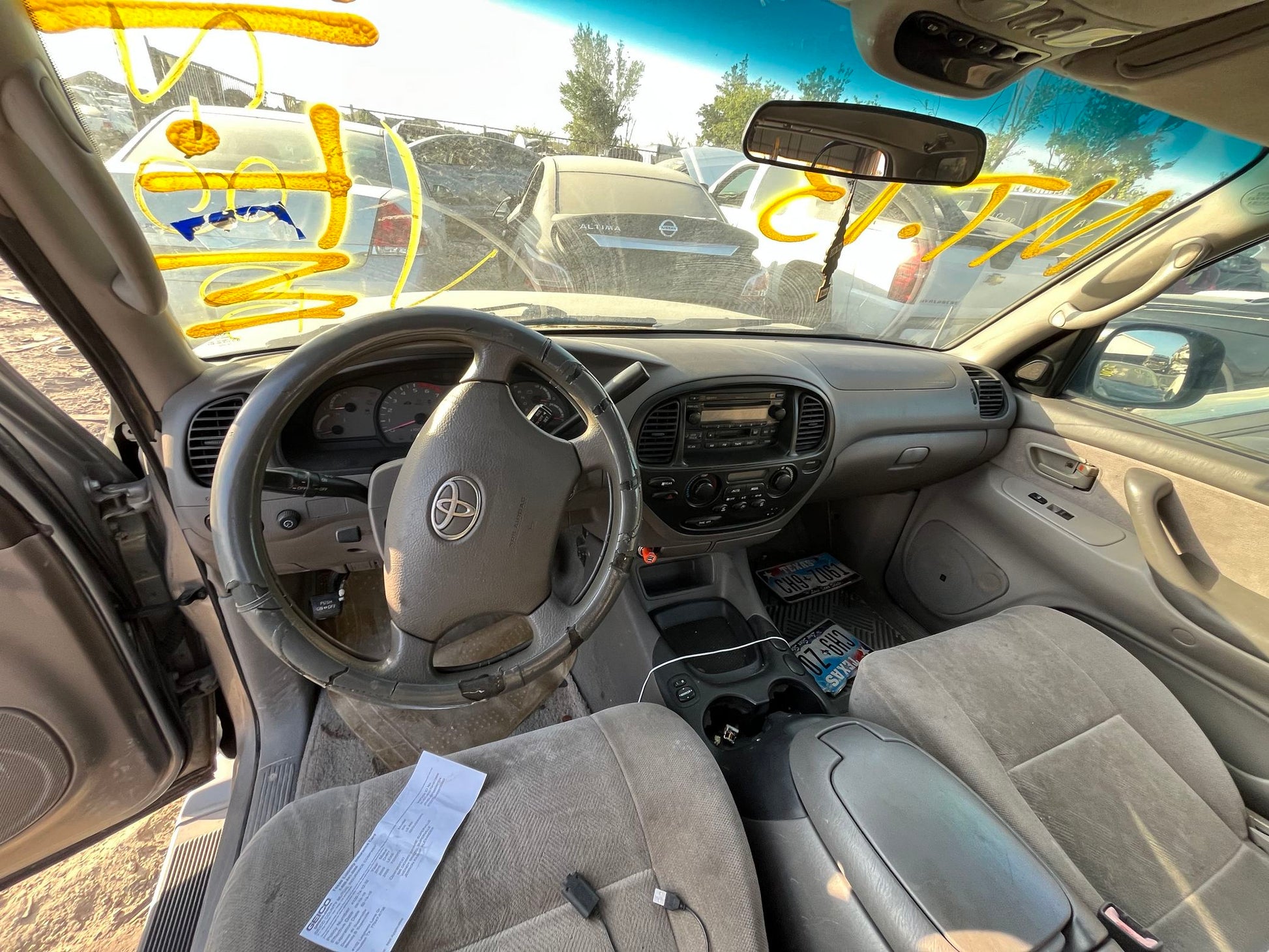 Door Trim Panel Rear Driver Side 2001 - 2007 Toyota Sequoia