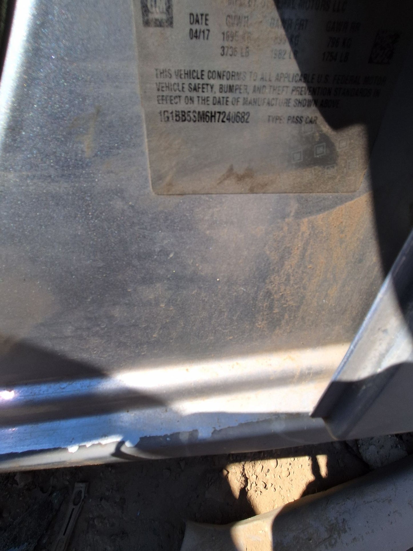 Door Window Glass Front Driver Side 2016 - 2019 Chevrolet Cruze