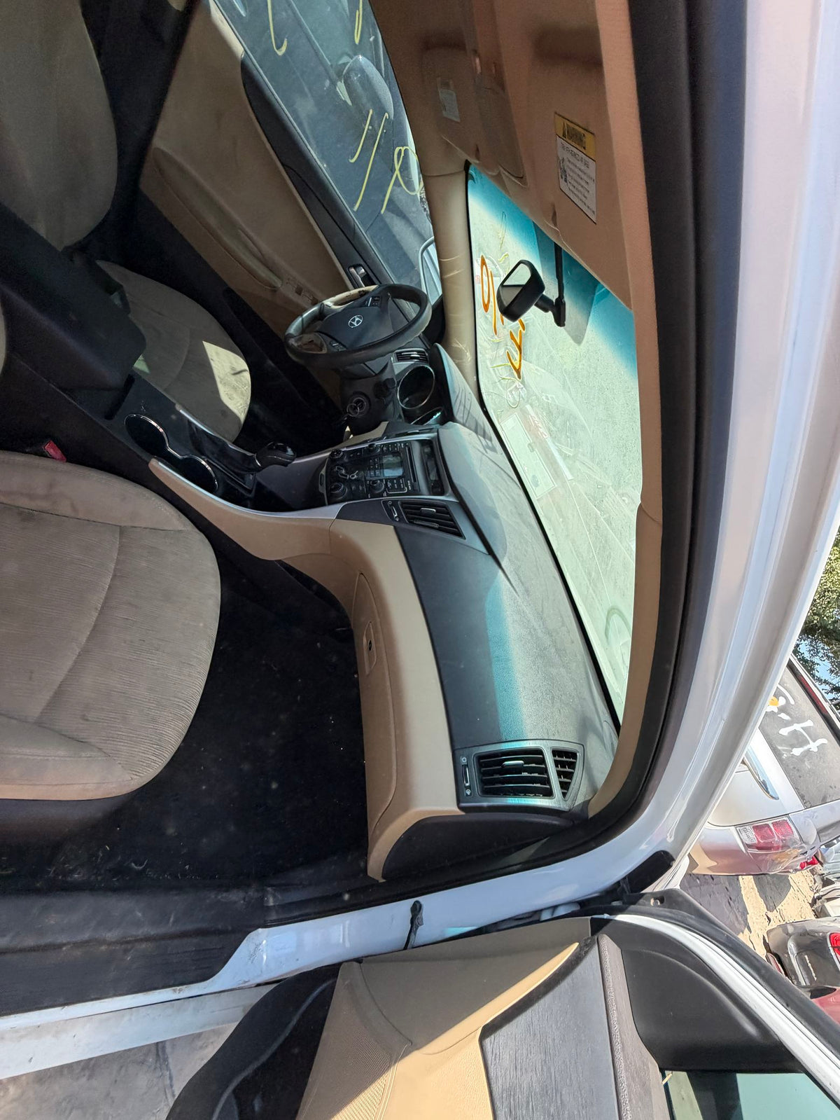 Quarter Window Glass Driver Side 2011 - 2014 Hyundai Sonata