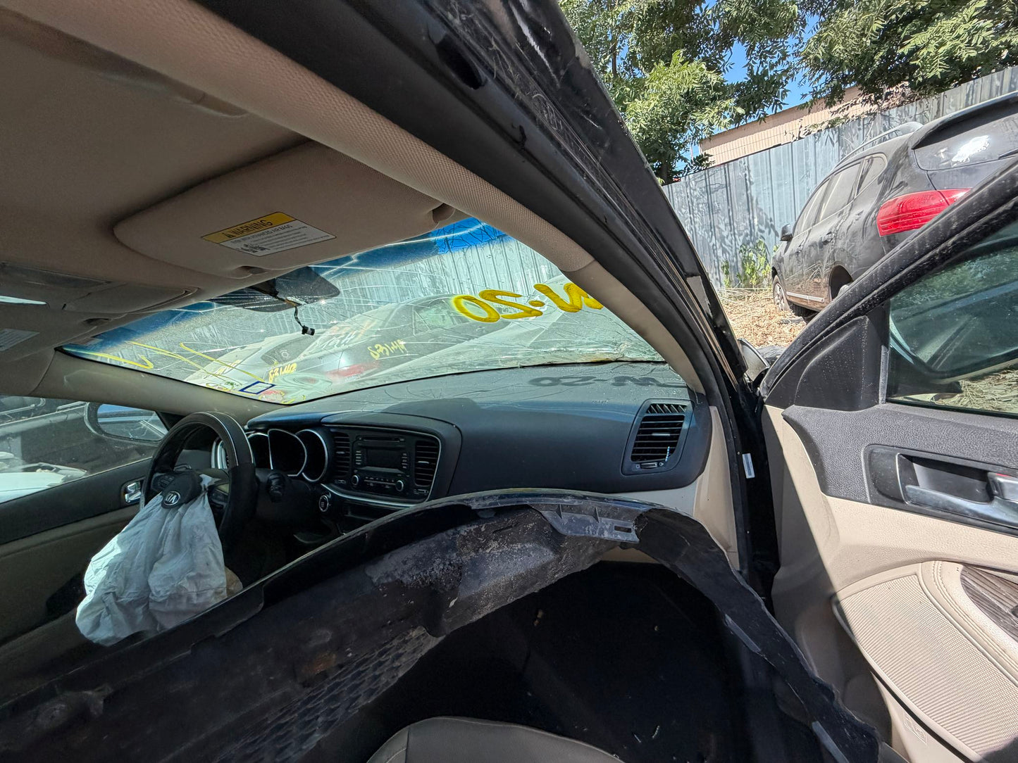 C-Pillar Trim Panel Driver Side 2011 - 2015 Kia Optima