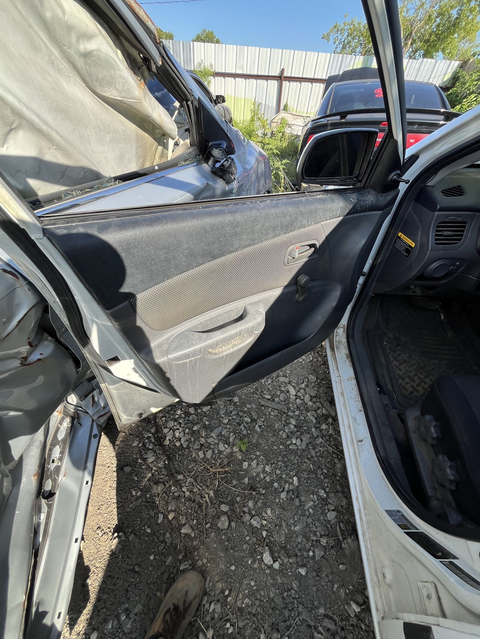 Exterior Door Handle Front Passenger Side 2006 - 2011 Kia Rio