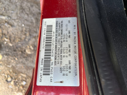 Shift Cable 2014 - 2021 Mazda Mazda6