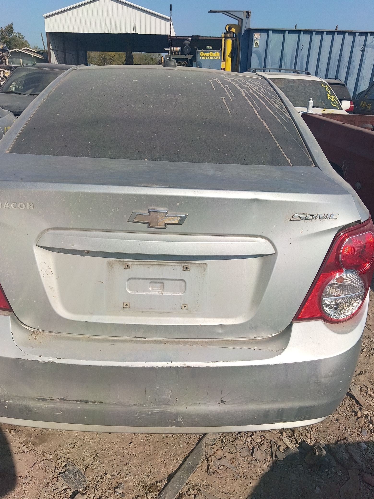 Tail Light Driver Side 2012 - 2020 Chevrolet Sonic