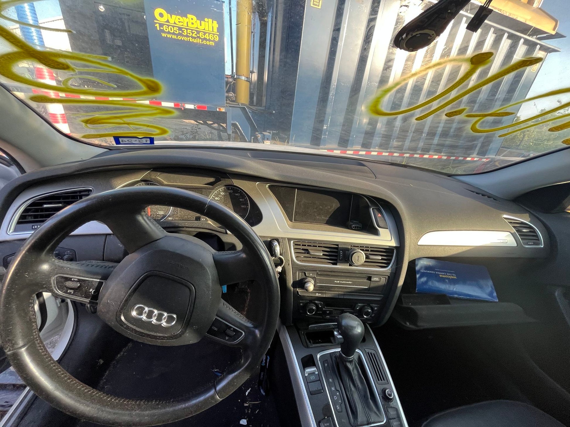 Door Window Glass Rear Passenger Side 2009 - 2016 Audi A4