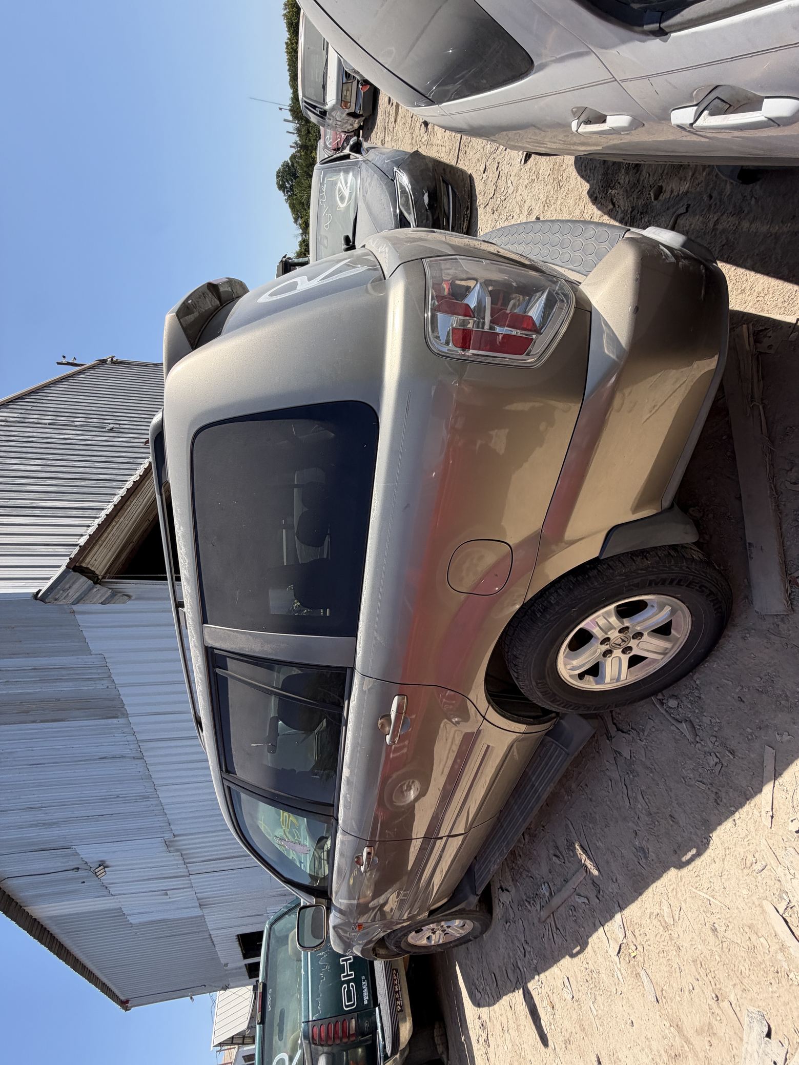 Bumper Reinforcement Rear 2003 - 2008 Honda Pilot