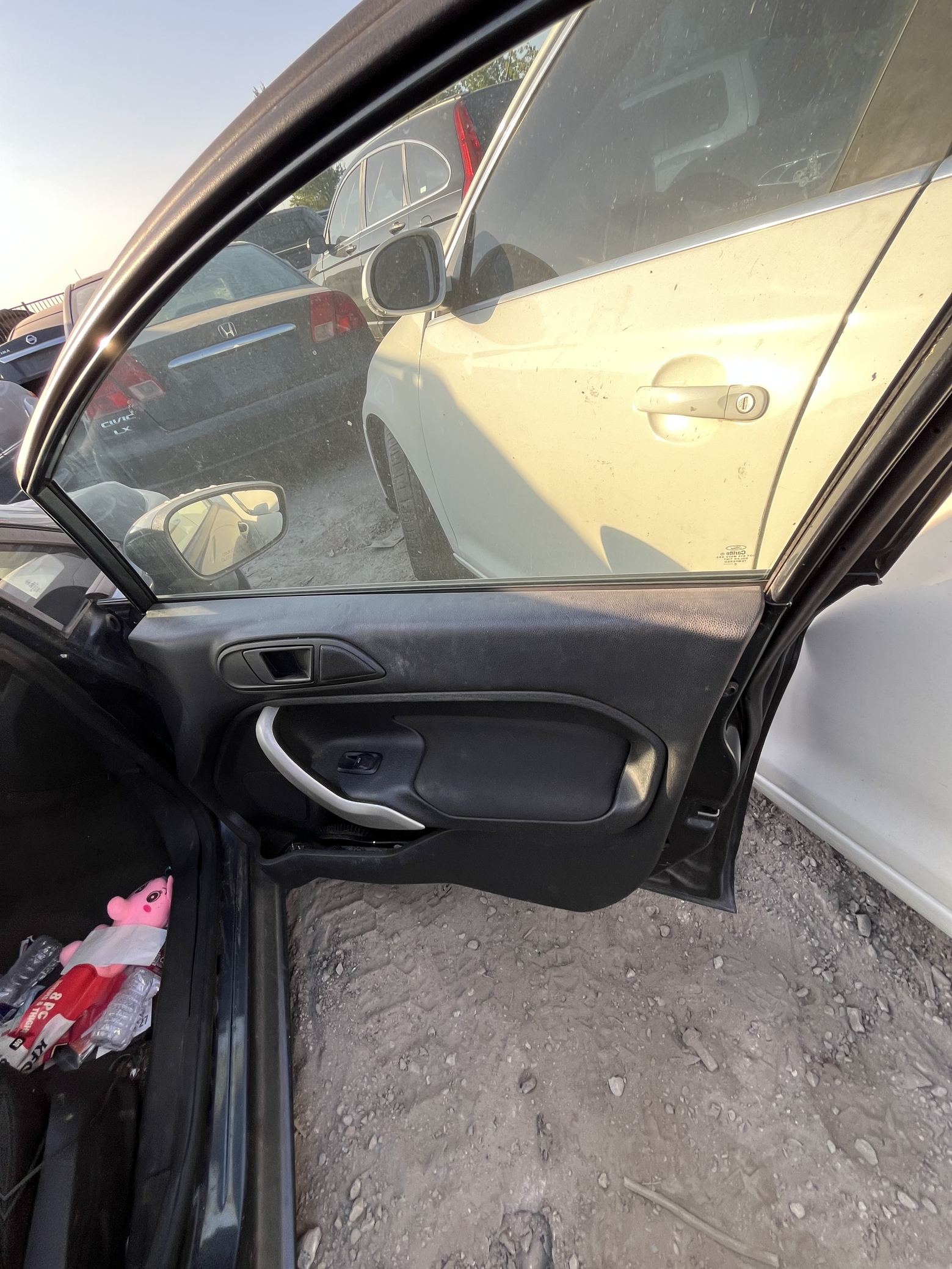 Door Interior Handle Rear Driver Side 2011 - 2019 Ford Fiesta