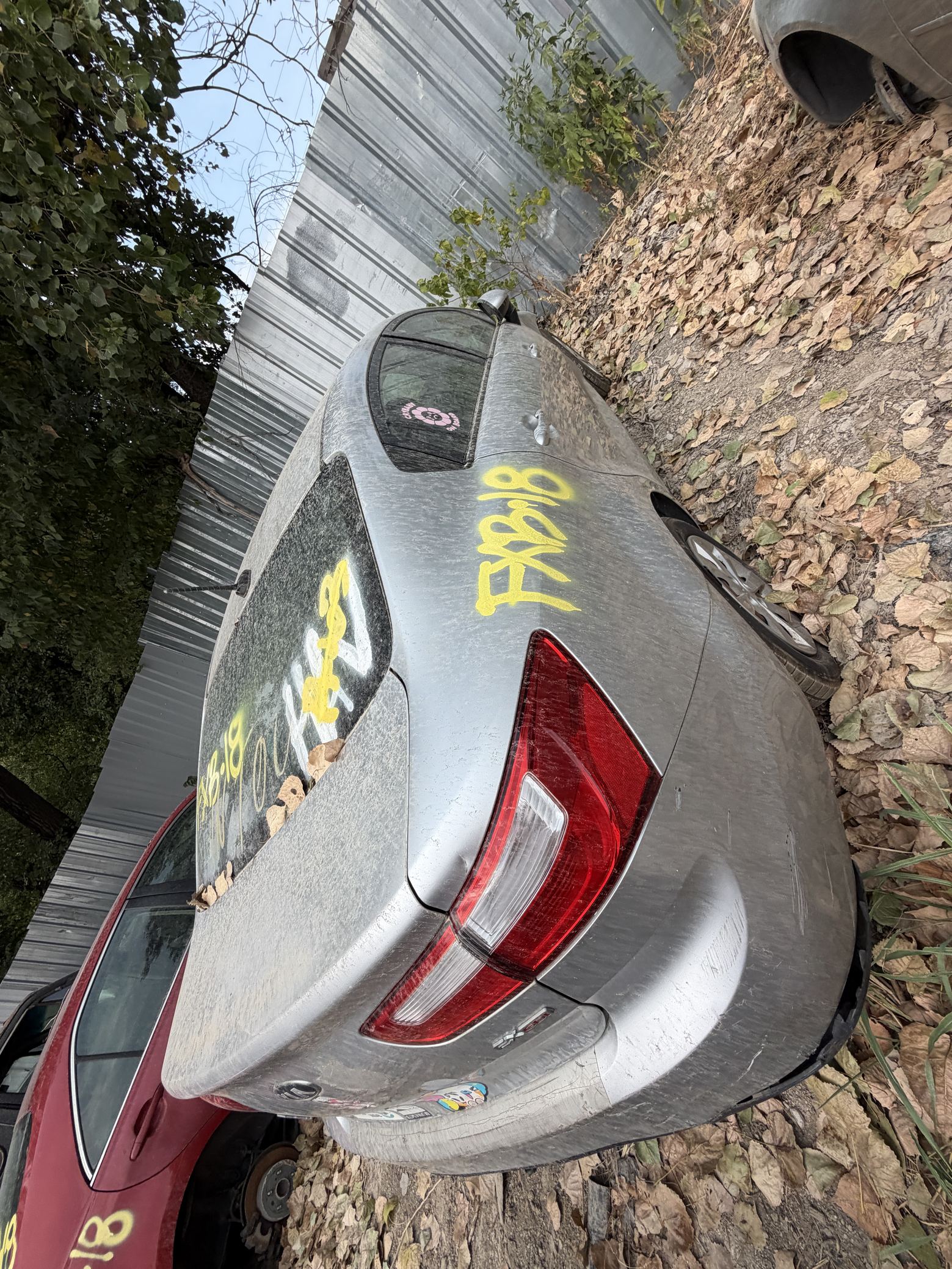 Vent Window Glass Rear Door Driver Side 2012 - 2017 Kia Rio