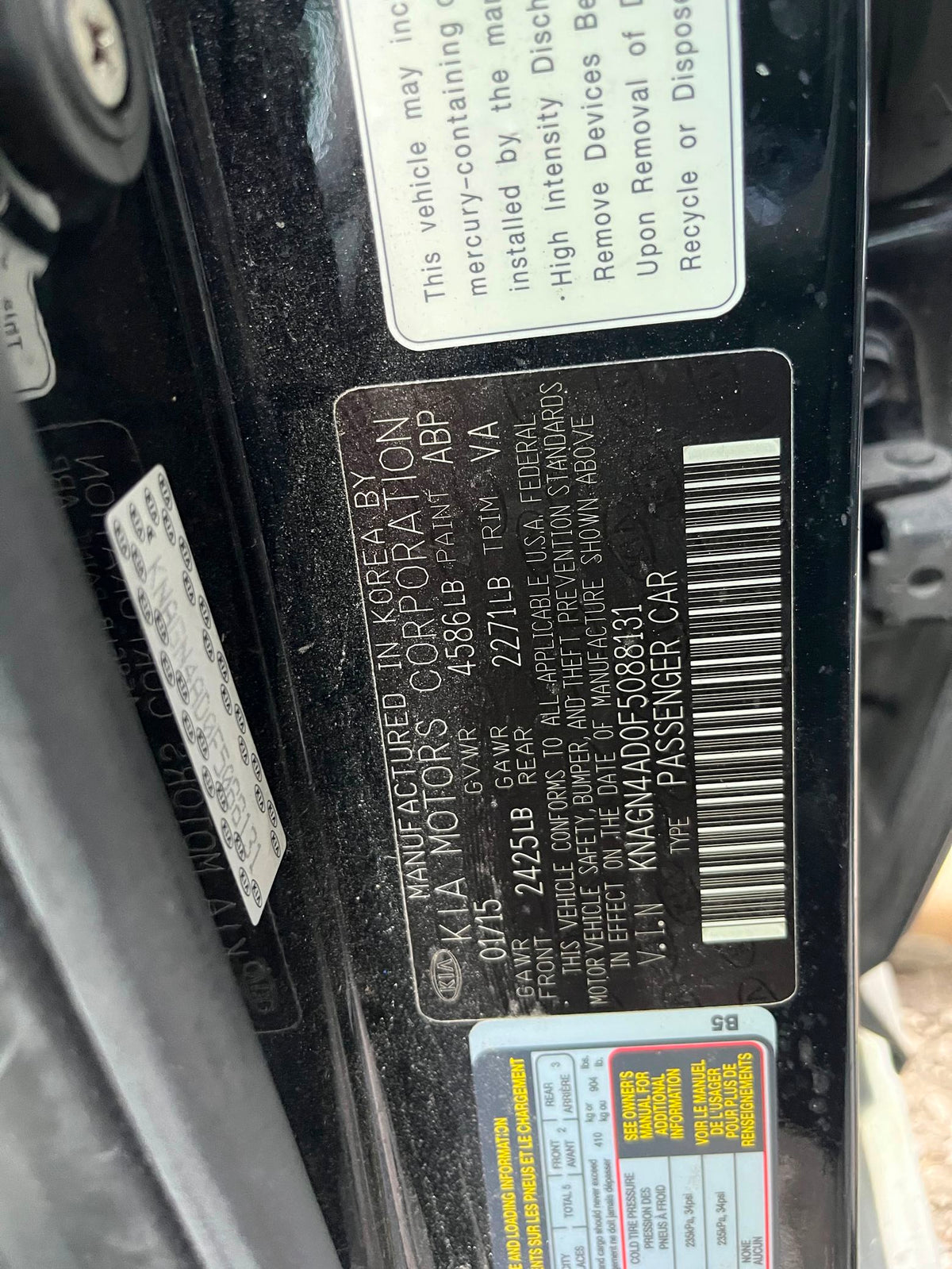 Climate Control Panel 2011 - 2015 Kia Optima Hybrid