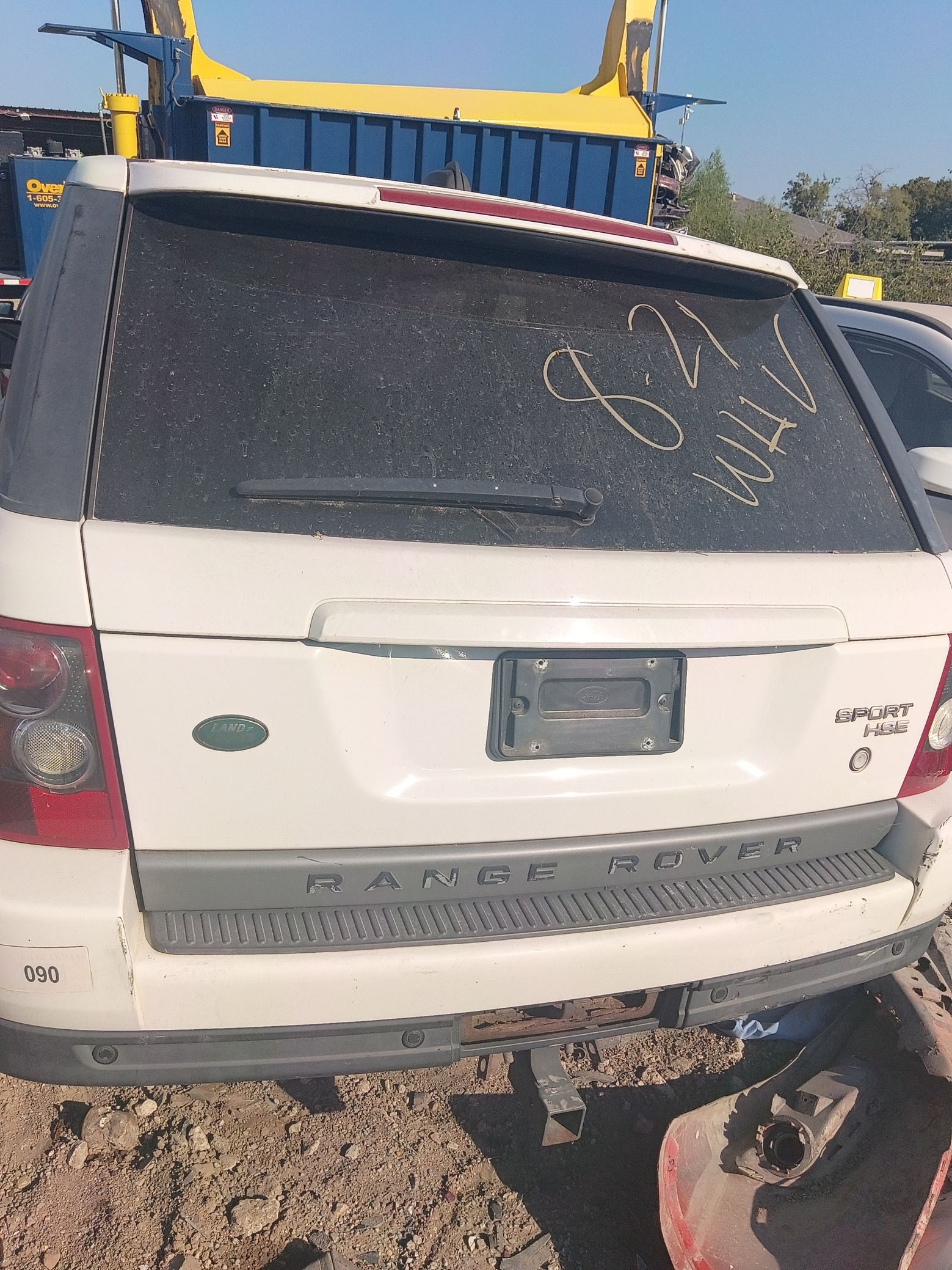 Rear Window Glass 2006 - 2013 Land Rover Range Rover Sport