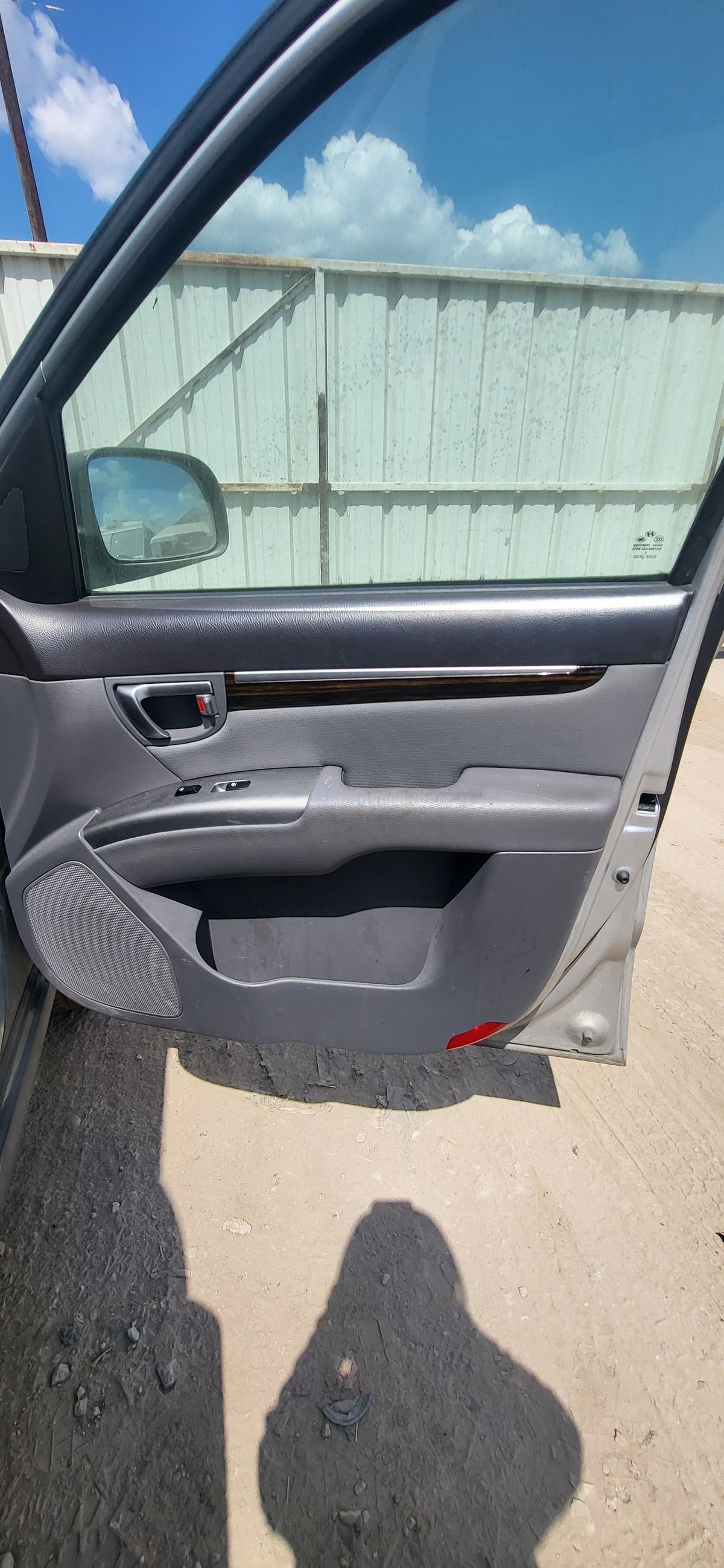 Door Window Glass Front Driver Side 2007 - 2012 Hyundai Santa Fe