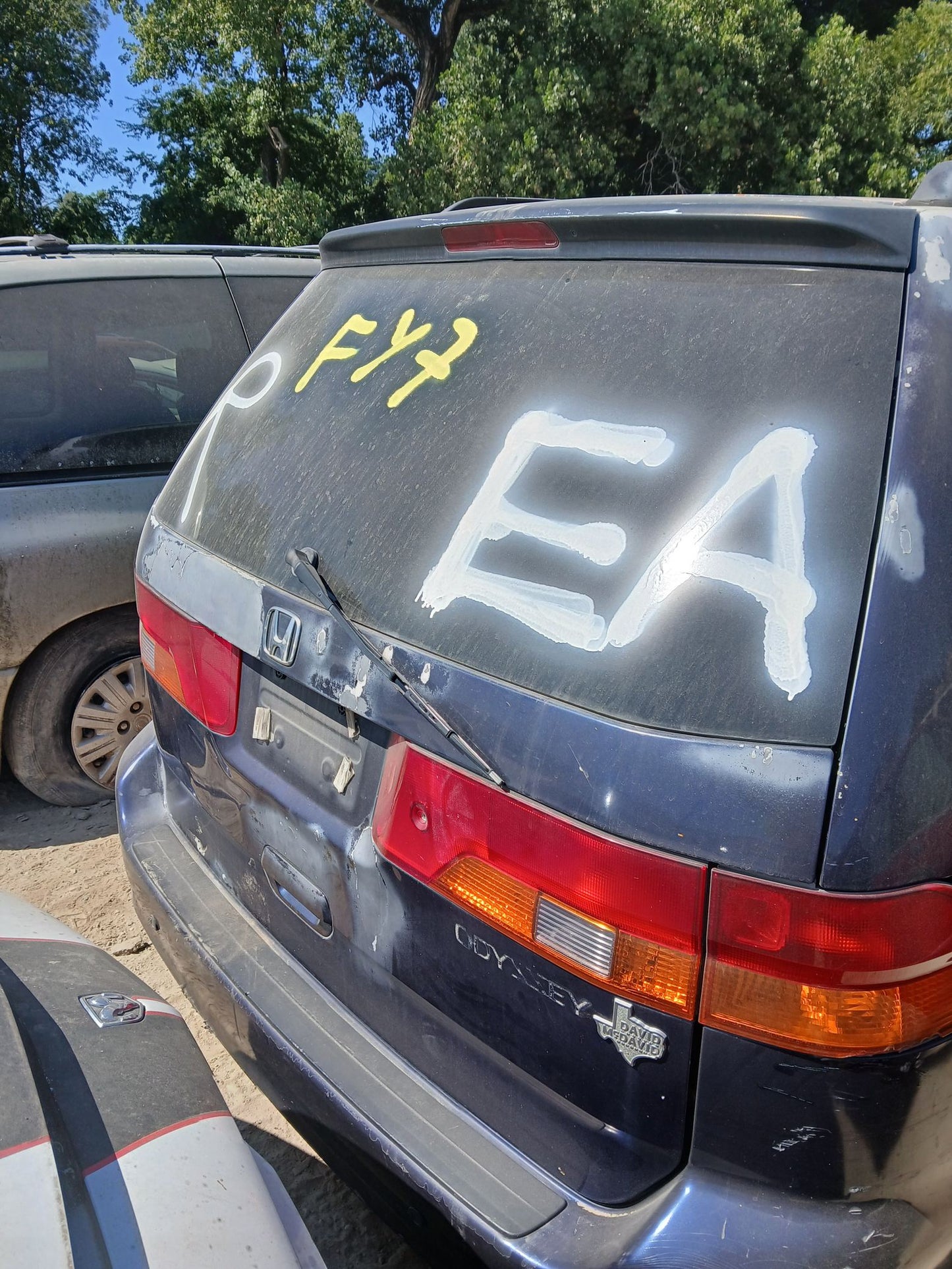 C-Pillar Trim Panel Driver Side 1999 - 2004 Honda Odyssey
