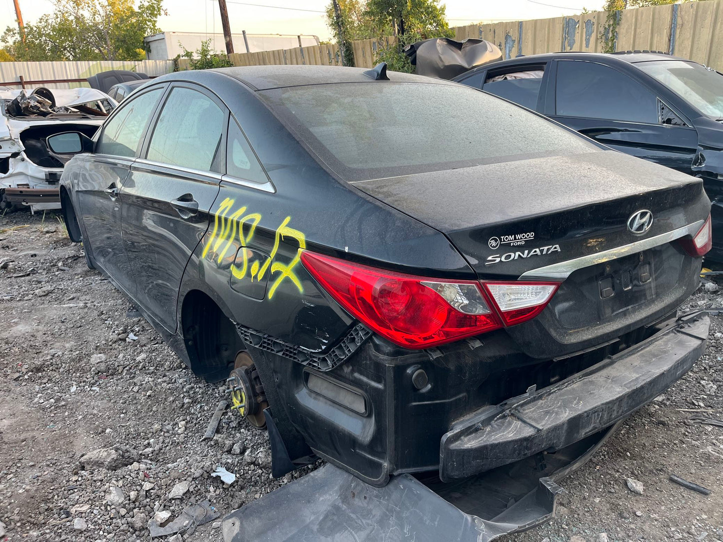 Door Panel Front Passenger Side 2011 - 2014 Hyundai Sonata