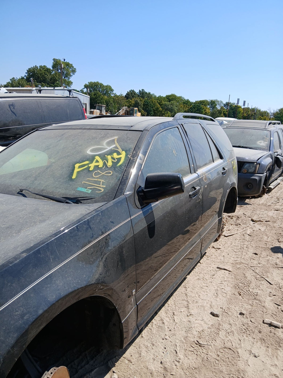 Door Window Glass Front Driver Side 2004 - 2009 Cadillac SRX