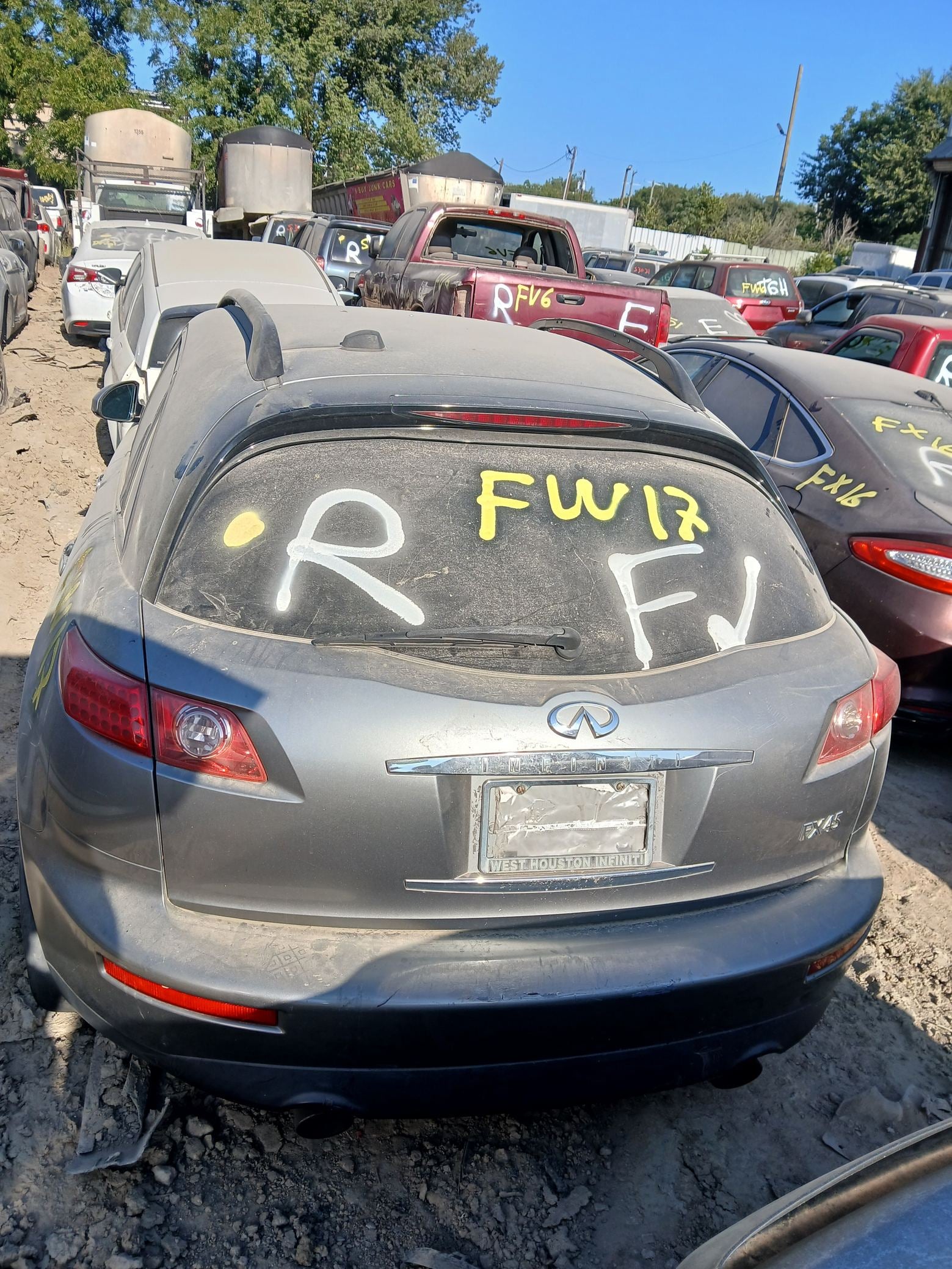 Quarter Panel Passenger Side 2003 - 2008 INFINITI FX45