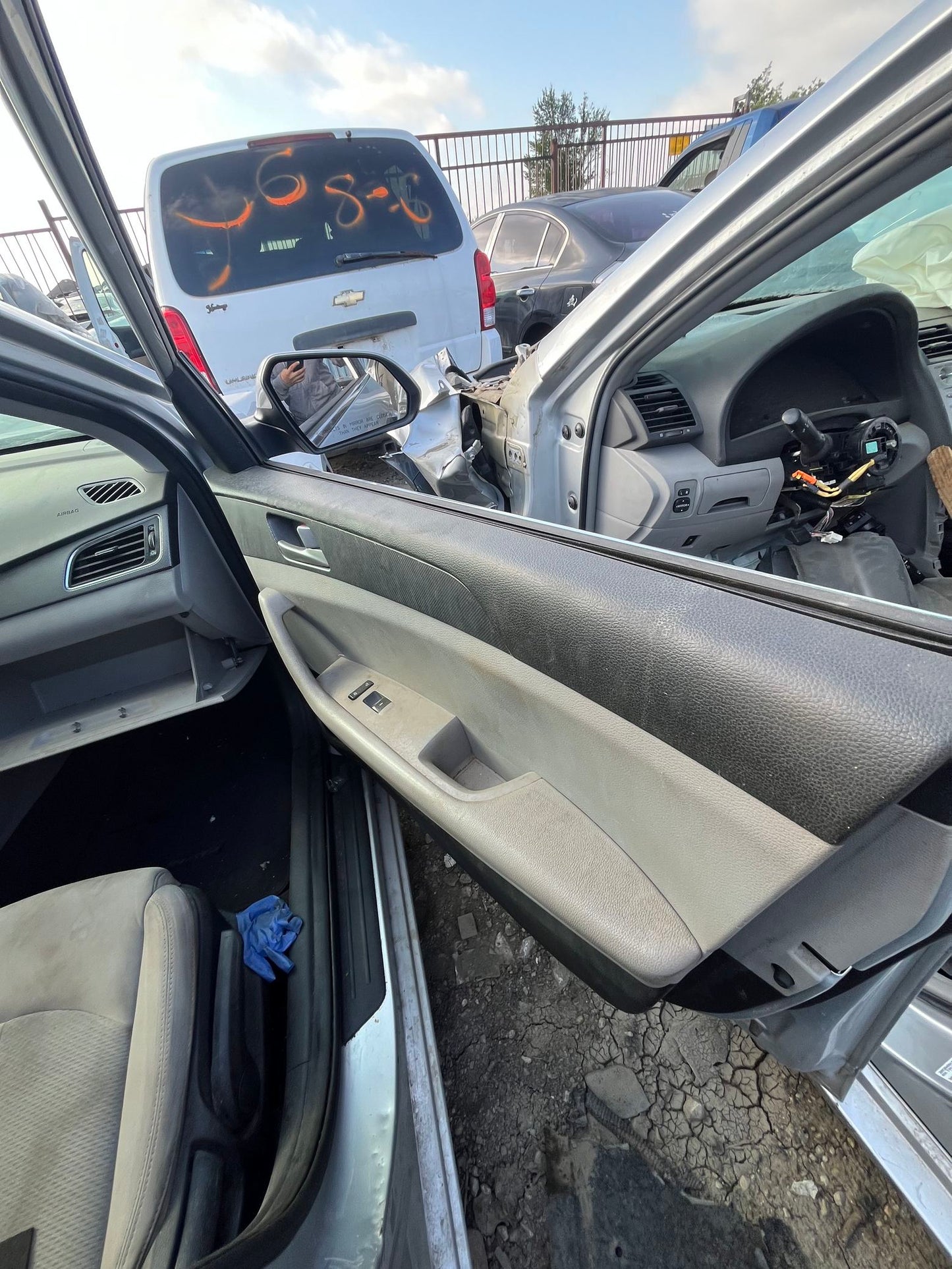 Quarter Window Glass Passenger Side 2015 - 2019 Hyundai Sonata