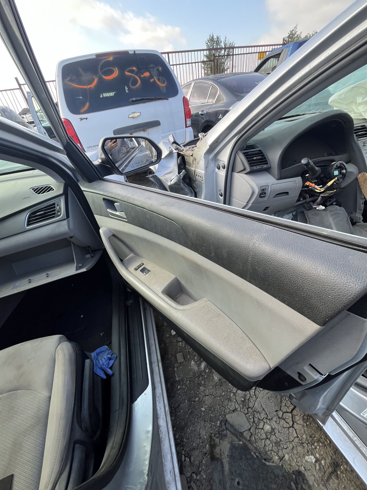 Quarter Window Glass Passenger Side 2015 - 2019 Hyundai Sonata