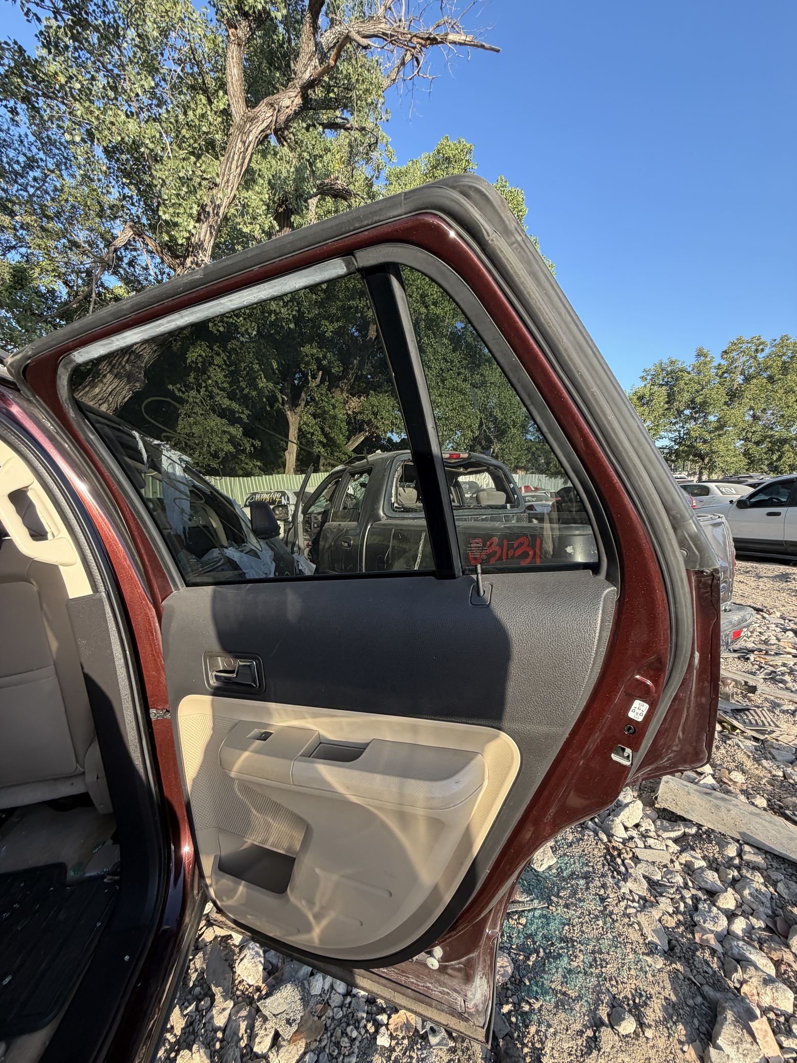 Door Trim Panel Front Passenger Side 2007 - 2014 Ford Edge