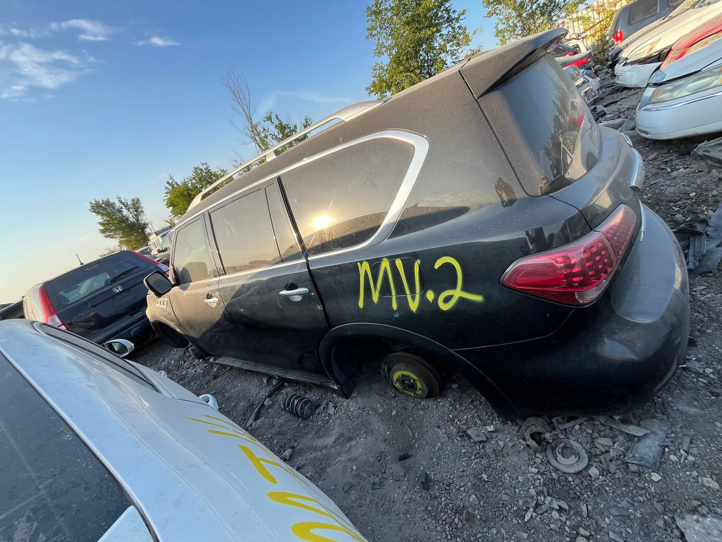 Seat Assembly Second Row Driver Side 2011 - 2013 Infiniti QX56