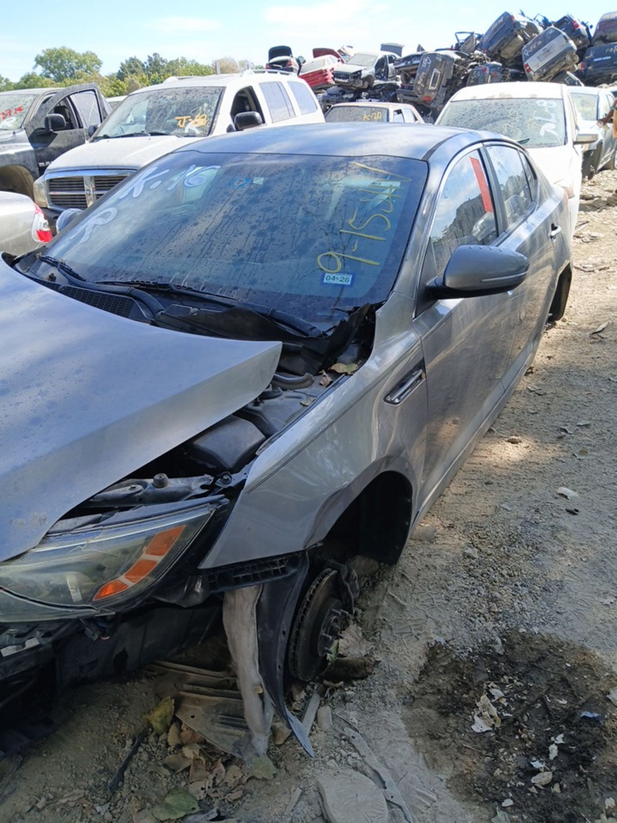 Door Shell Front Passenger Side 2011 - 2015 Kia Optima