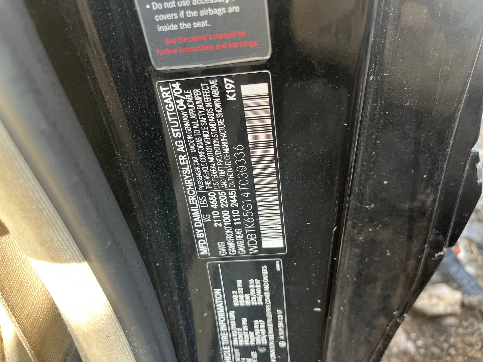 Engine Mount Passenger Side 2003 - 2009 Mercedes-Benz CLK-Class