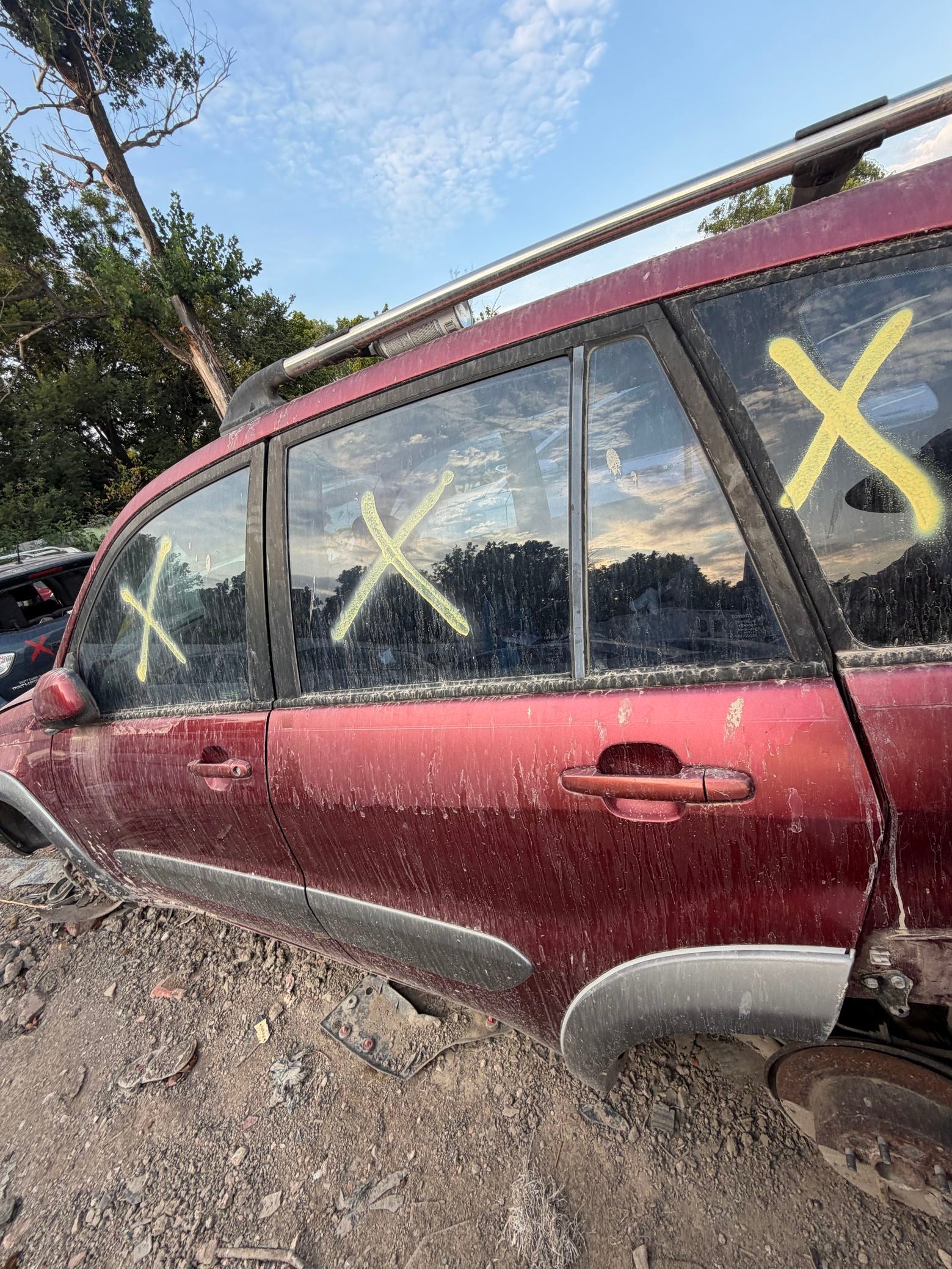 Door Shell Rear Driver Side 2001 - 2005 Toyota RAV4