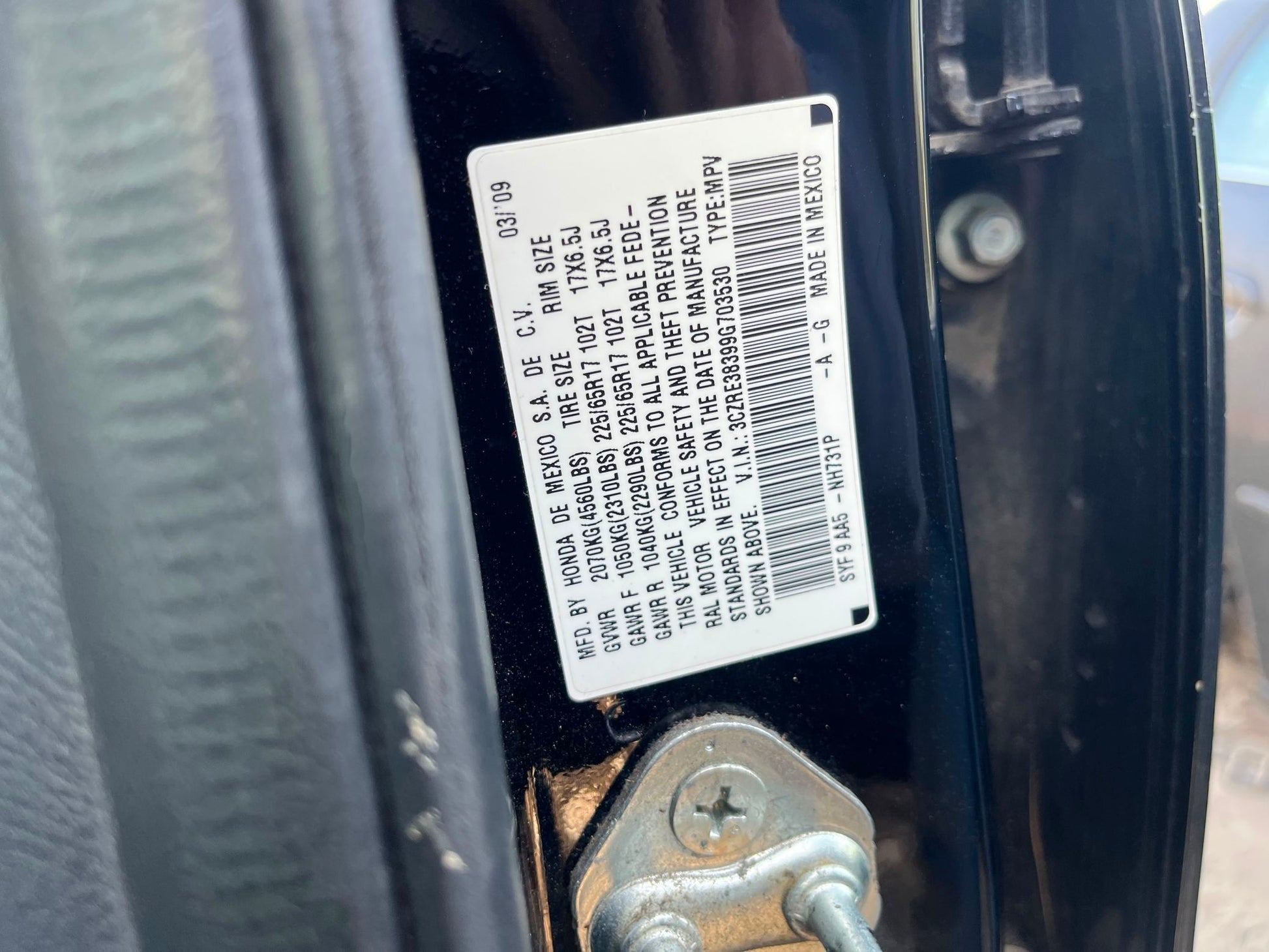 HVAC Control Panel 2007 - 2011 Honda CR-V