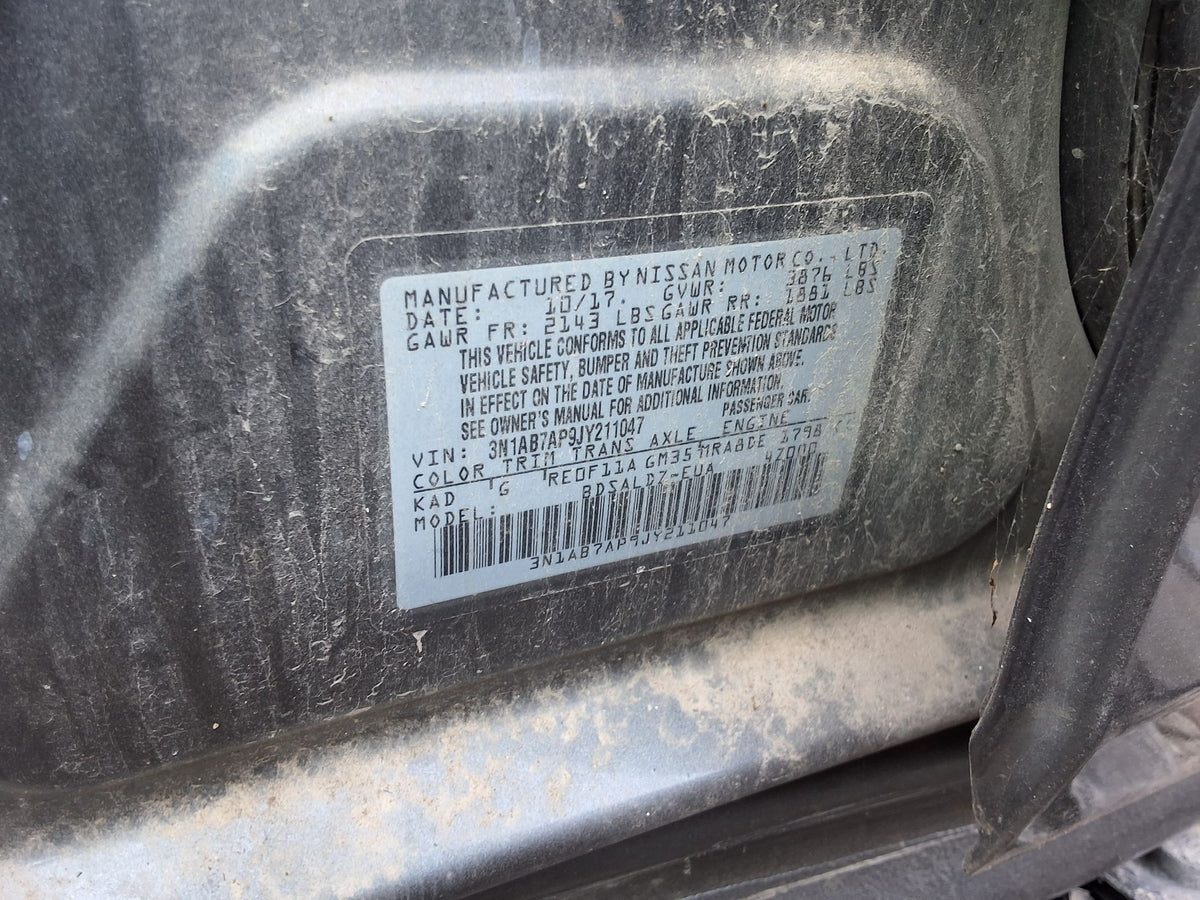 Dashboard 2013 - 2019 Nissan Sentra