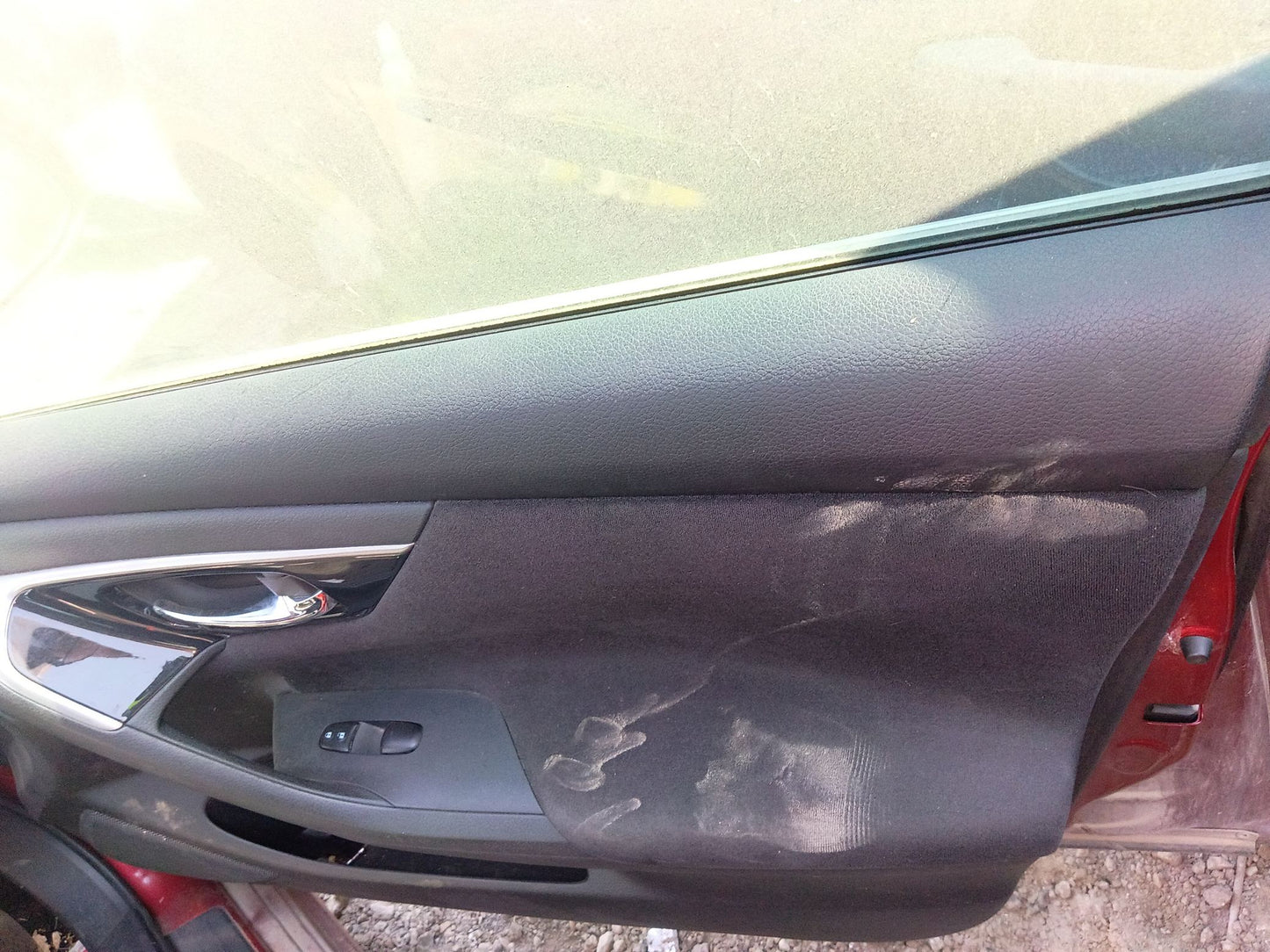 Vent Window Glass Rear Door Driver Side 2013 - 2018 Nissan Altima