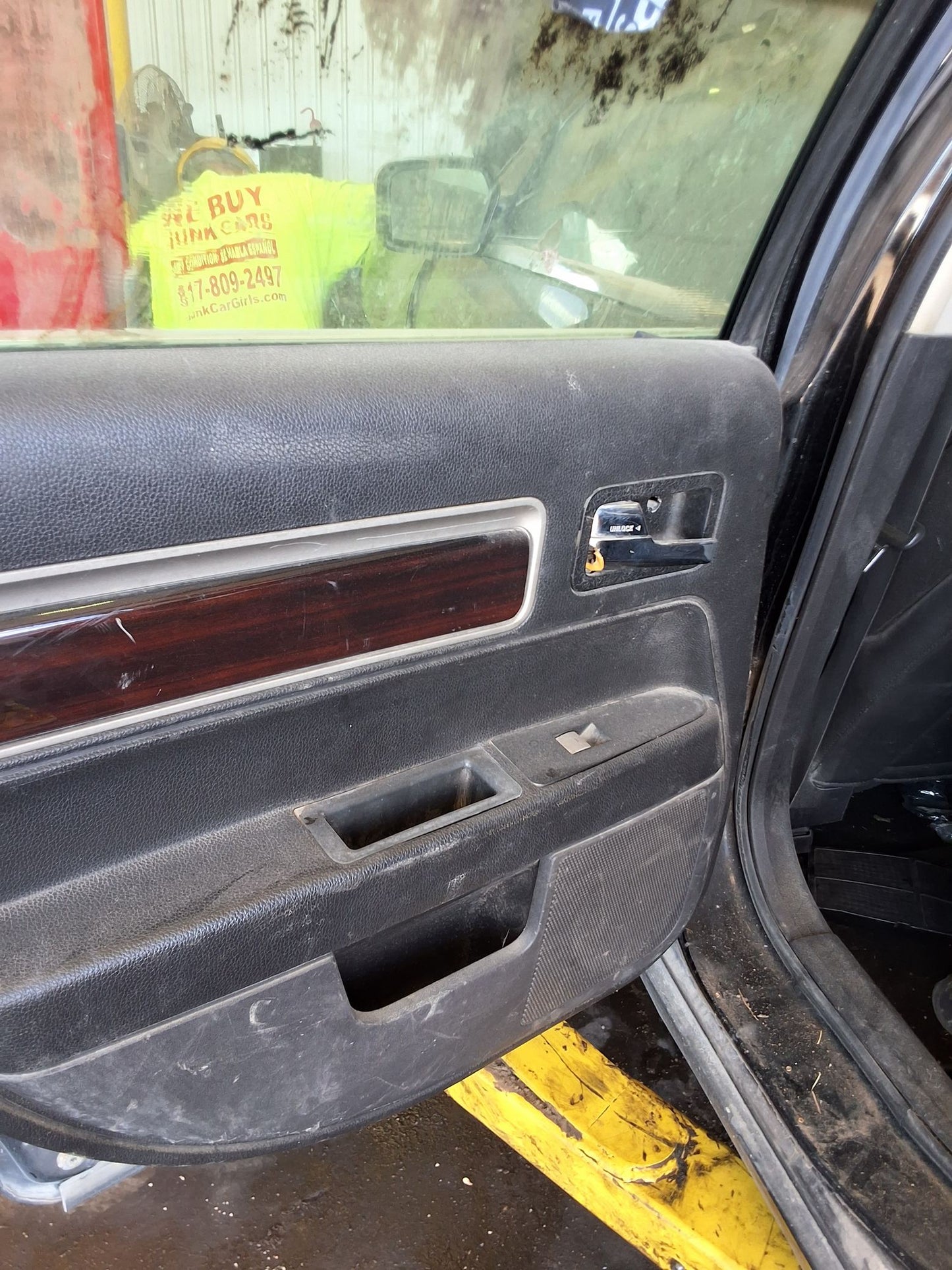 Door Window Glass Front Passenger Side 2006 - 2012 Lincoln MKZ