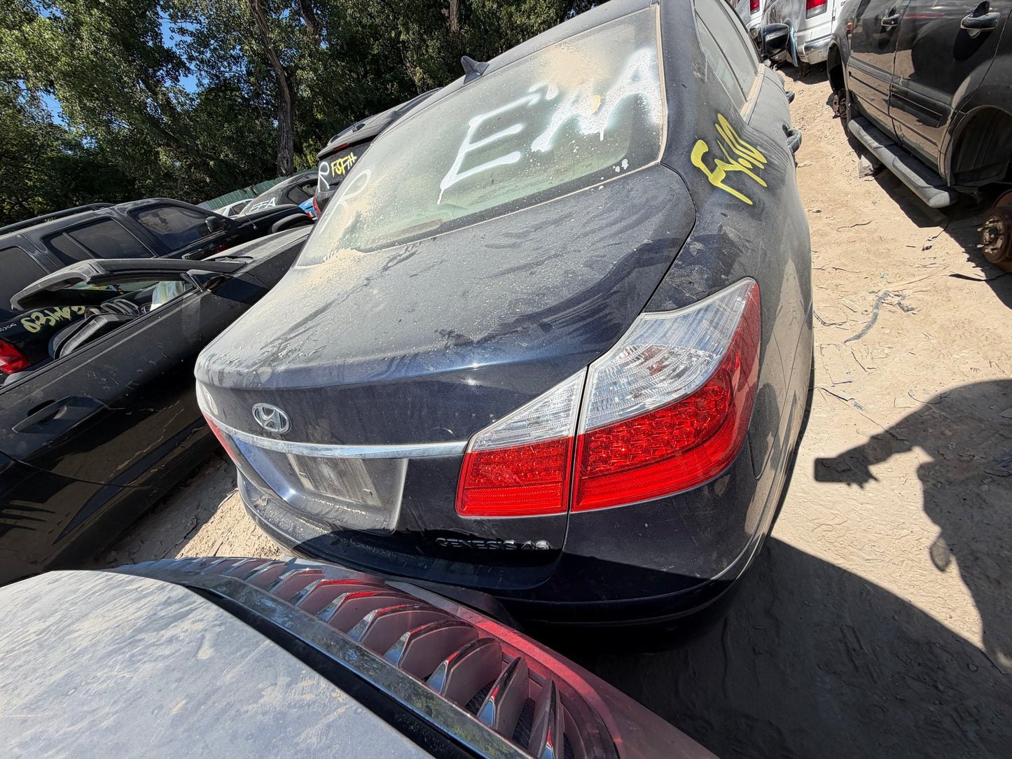 Seat Belt Retractor Rear Driver Side 2009 - 2014 Hyundai Genesis