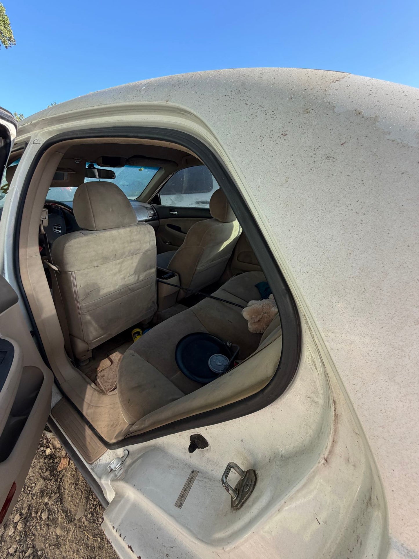 Door Shell Rear Driver Side 2003 - 2007 Honda Accord Sdn