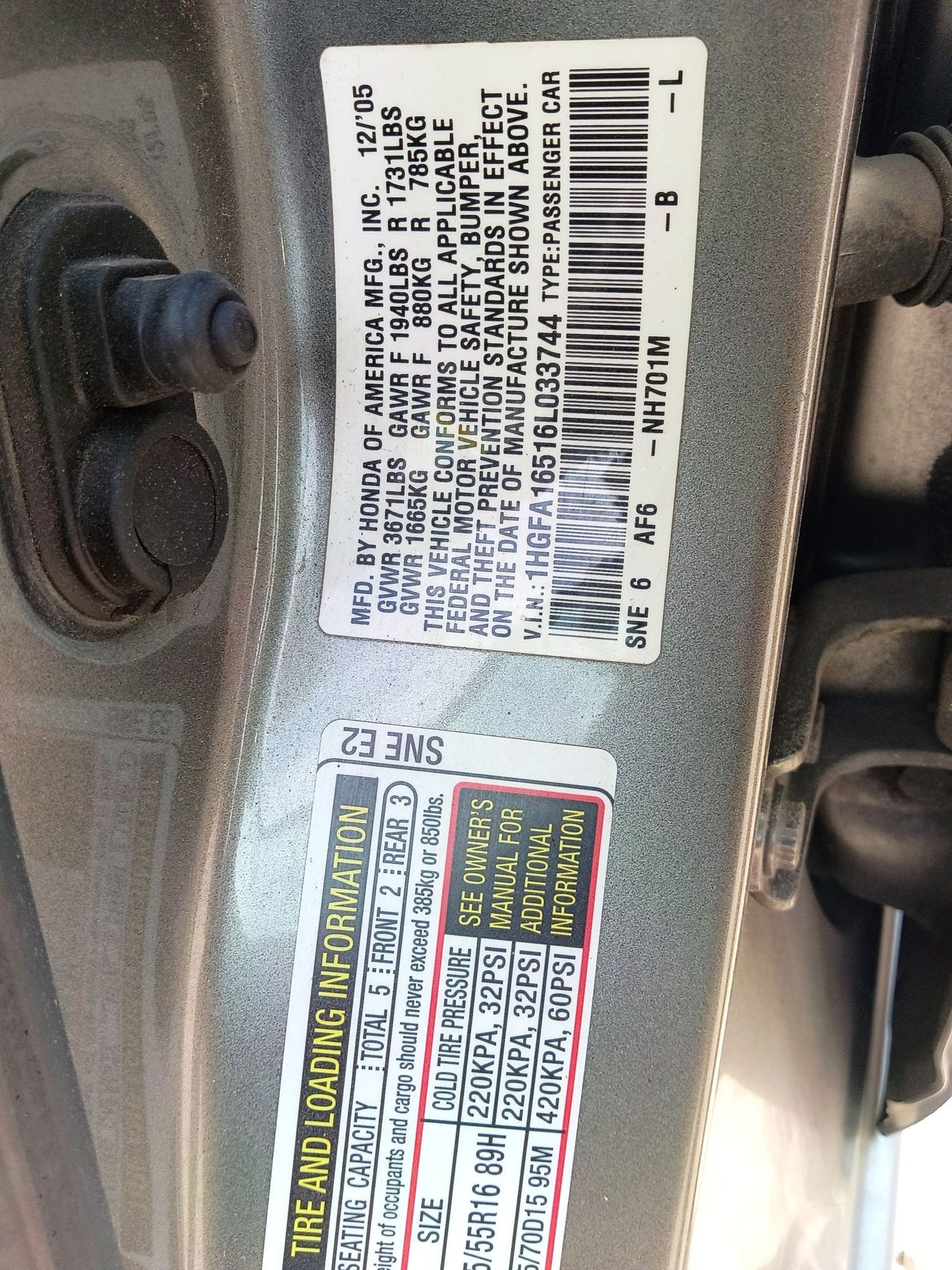 Starter Motor 2006 - 2011 Honda Civic Sdn