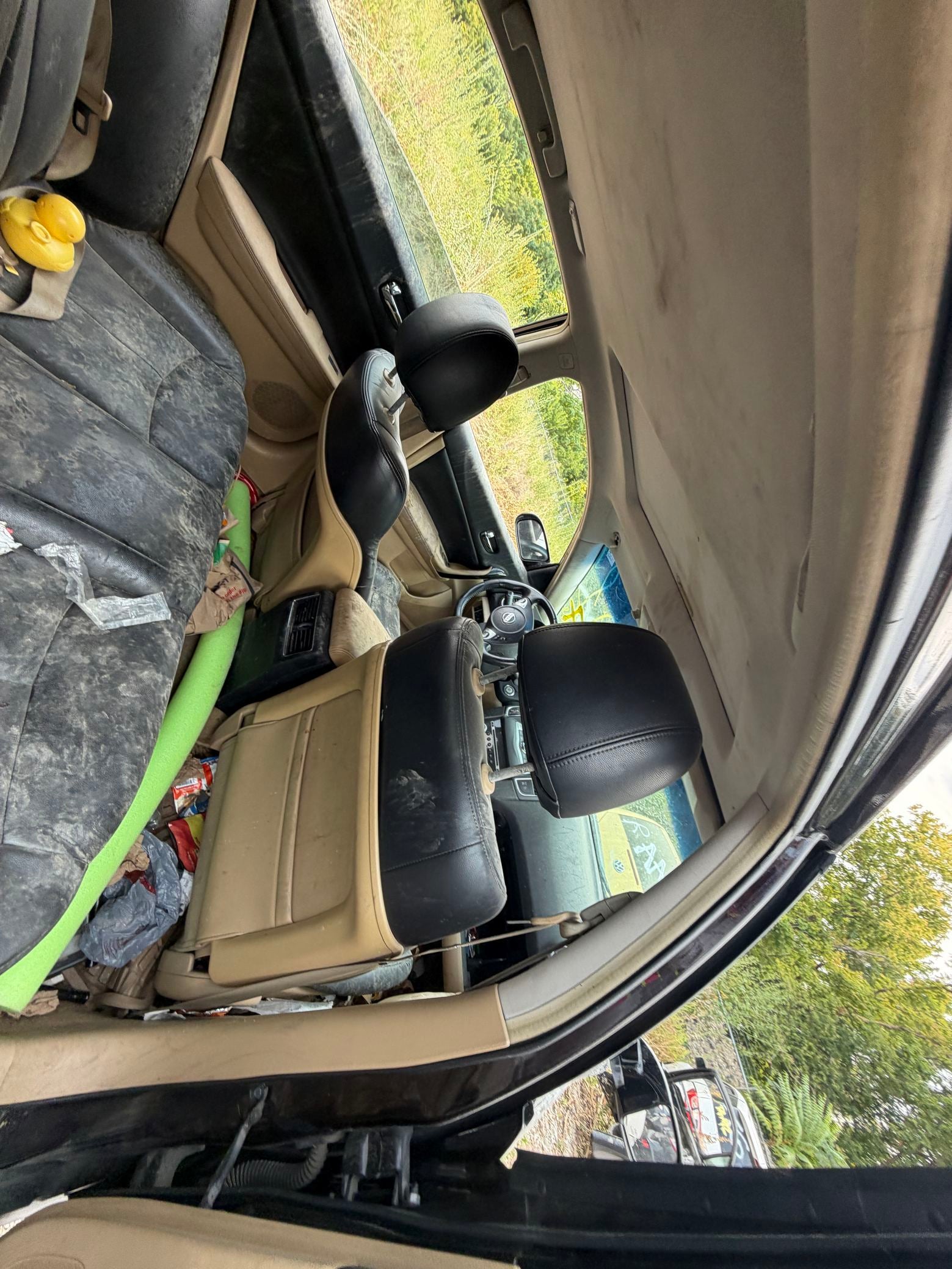 Door Interior Handle Rear Driver Side 2009 - 2014 Nissan Maxima