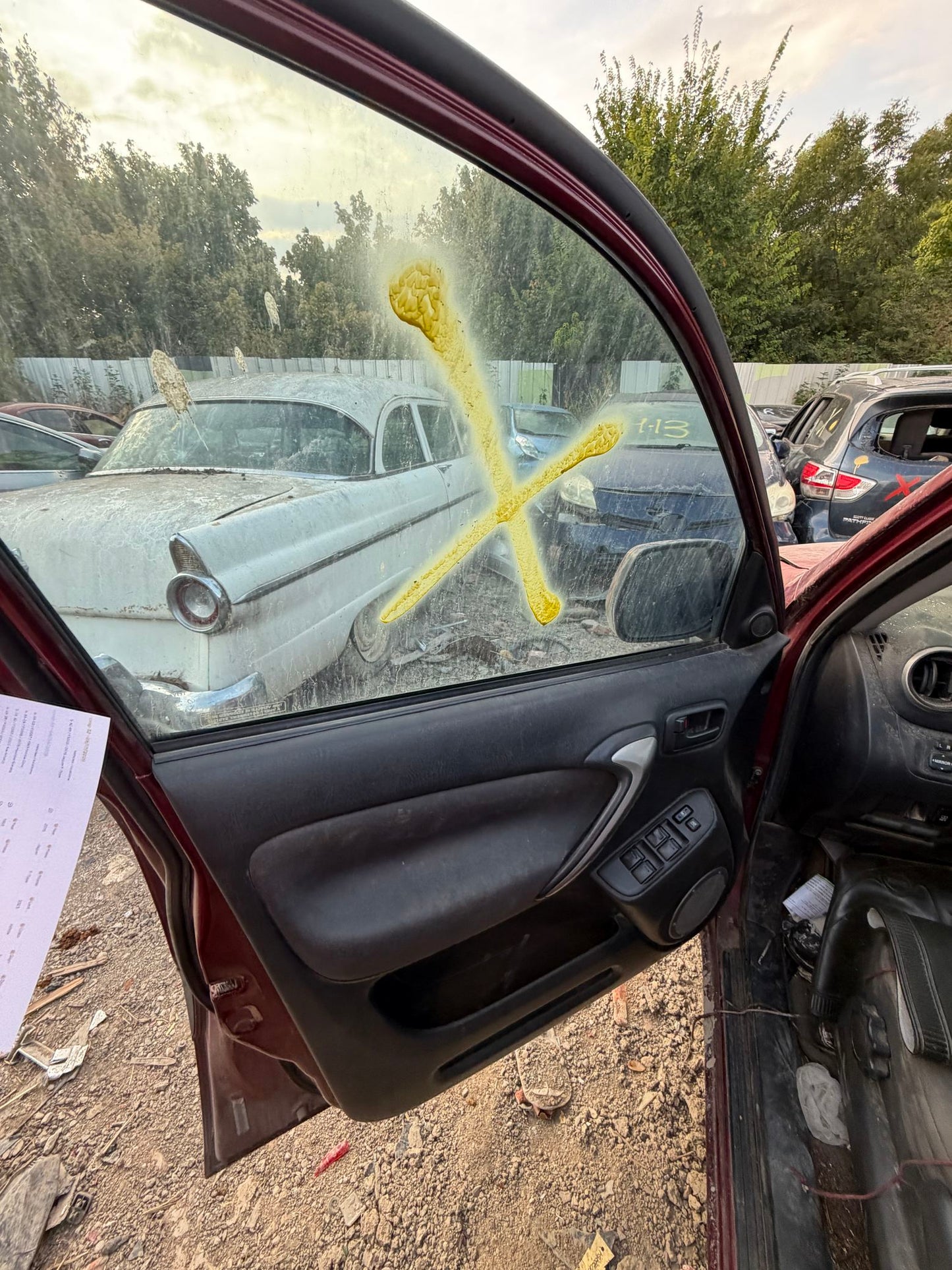 Door Trim Panel Rear Passenger Side 2001 - 2005 Toyota RAV4