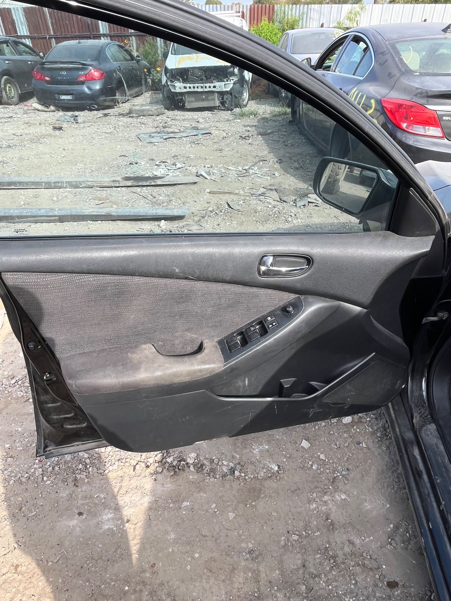 Door Trim Panel Rear Driver Side 2007 - 2012 Nissan Altima