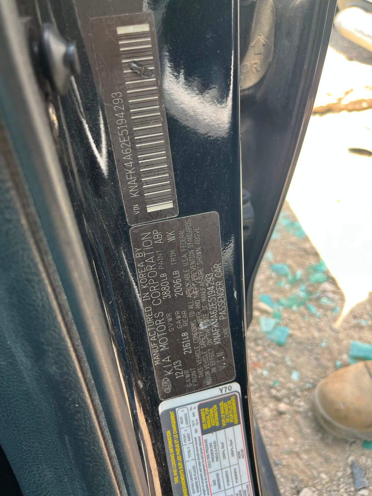 Window Regulator Front Driver Side 2014 - 2018 Kia Forte