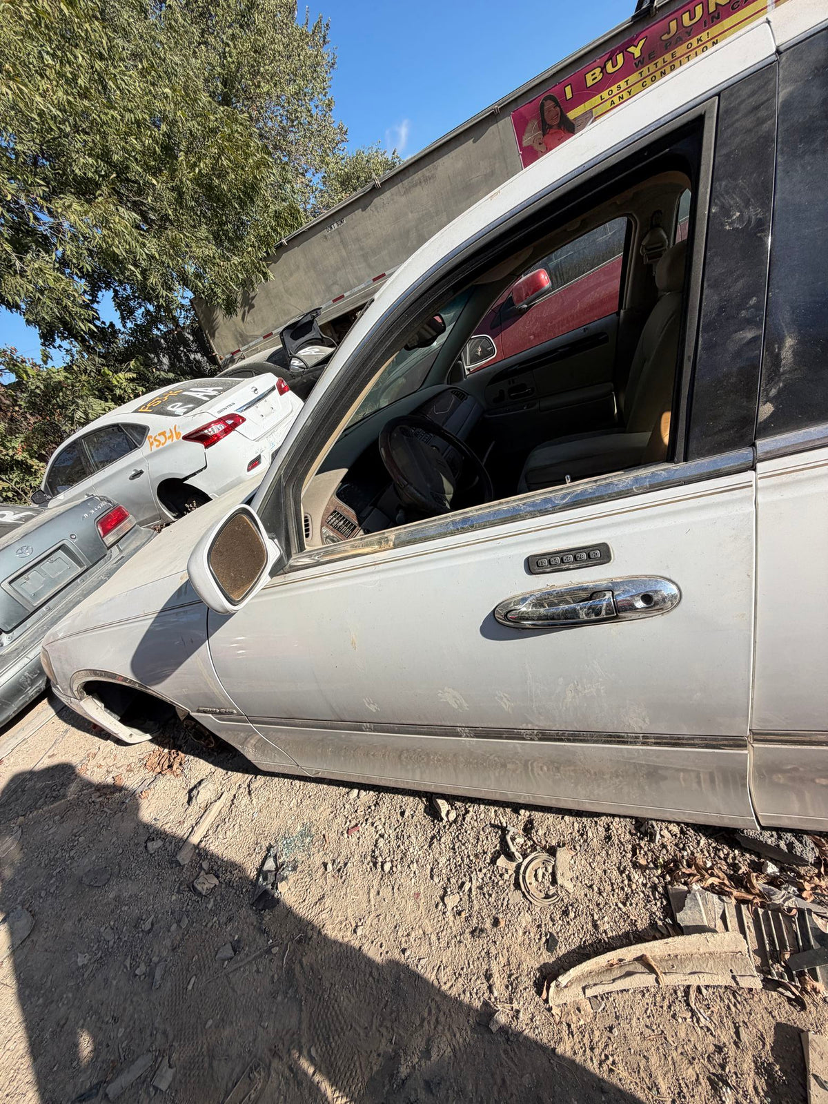 Door Window Glass Rear Passenger Side 1998 - 2011 Lincoln Town Car