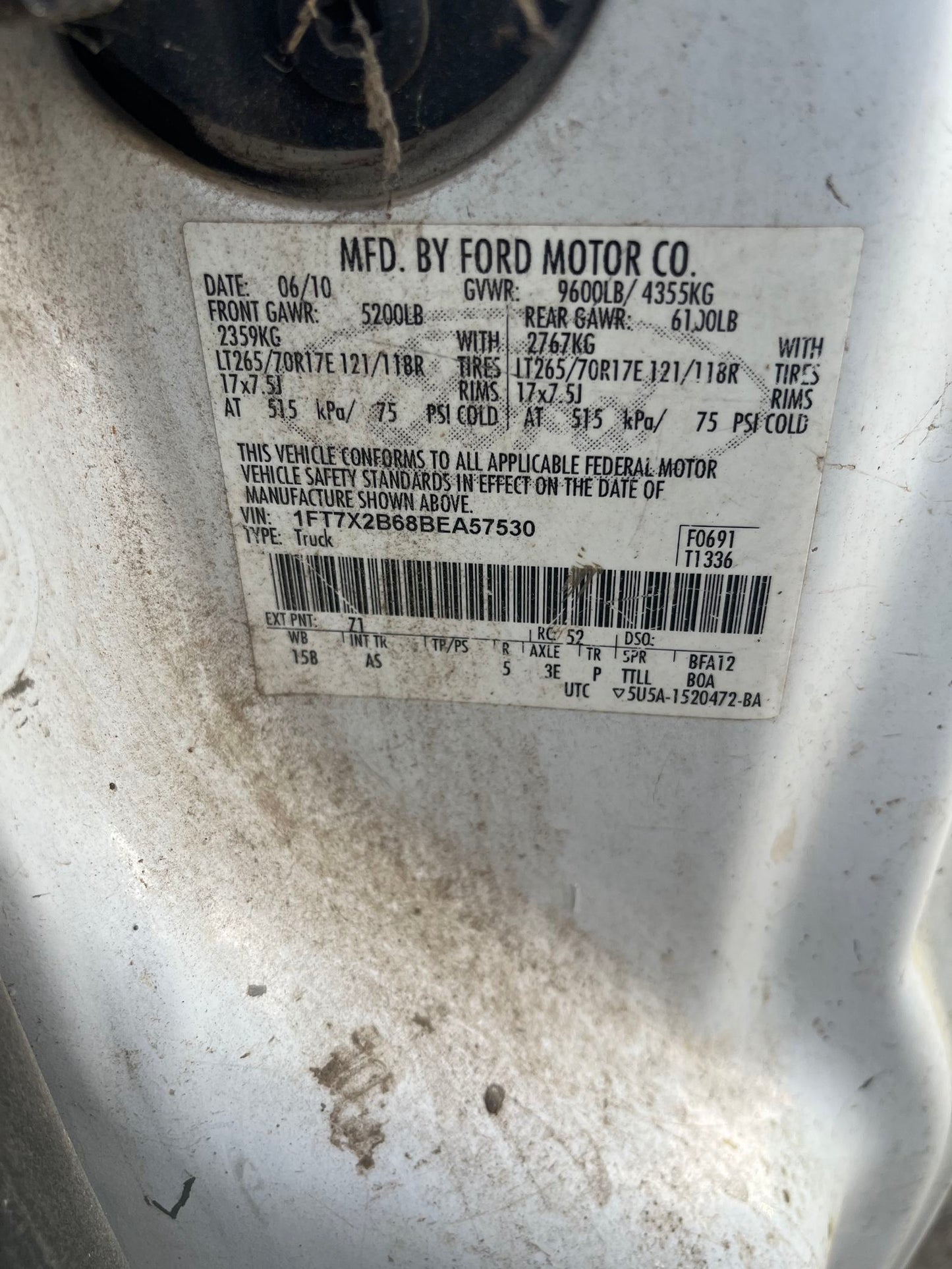 Door Window Switch Passenger Side 2011 - 2016 Ford Super Duty F-250